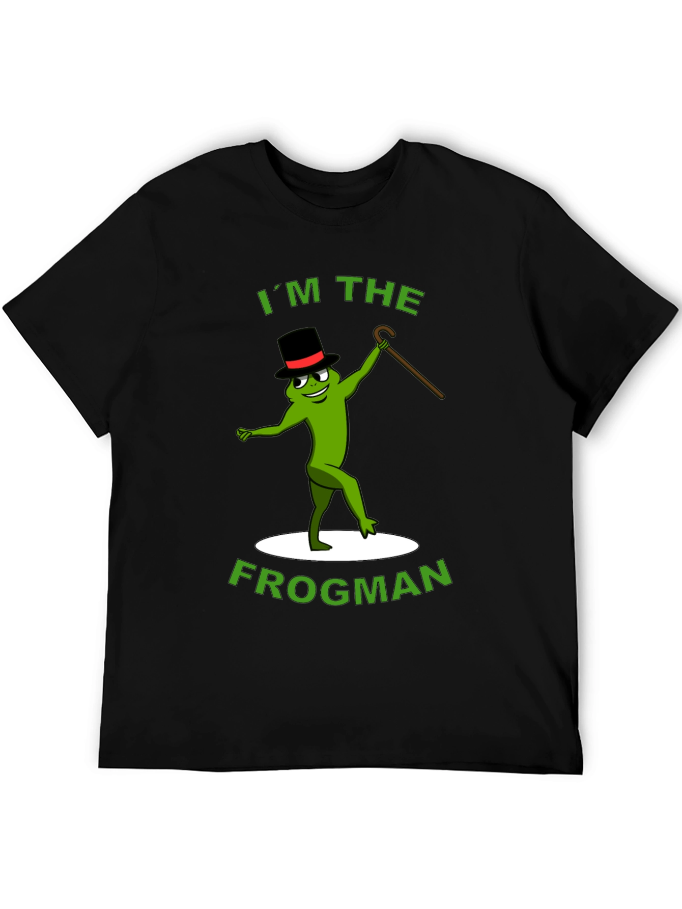 Black I'm The Frogman T-Shirt view 5