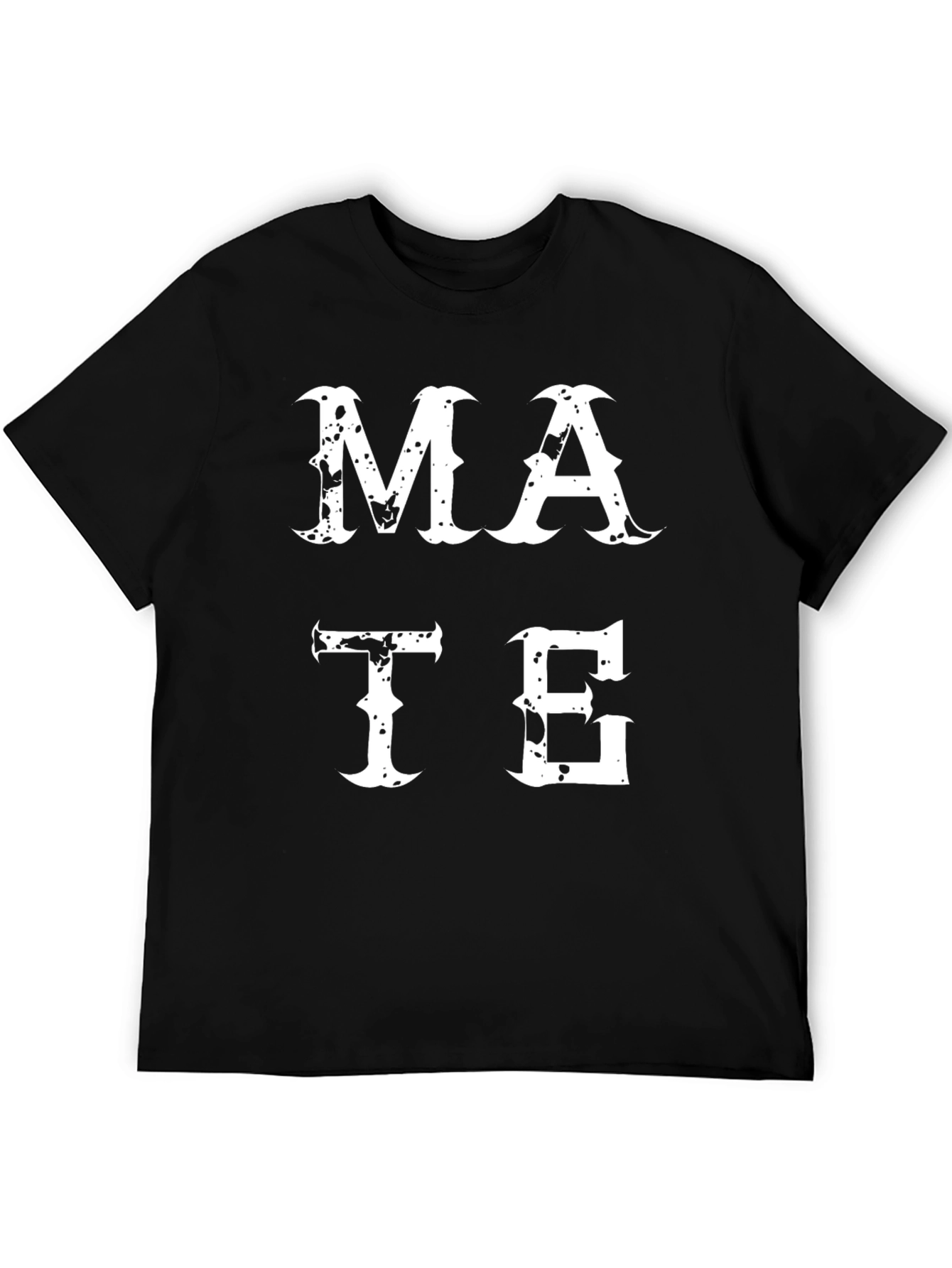 Black Mate Black Graphic Tee view 5