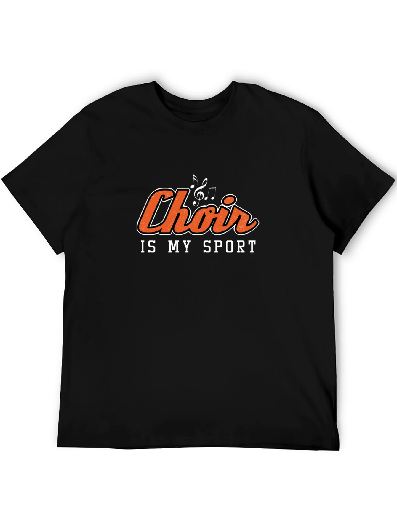 Black Choir Is My Sport - Black T-Shirt view 5