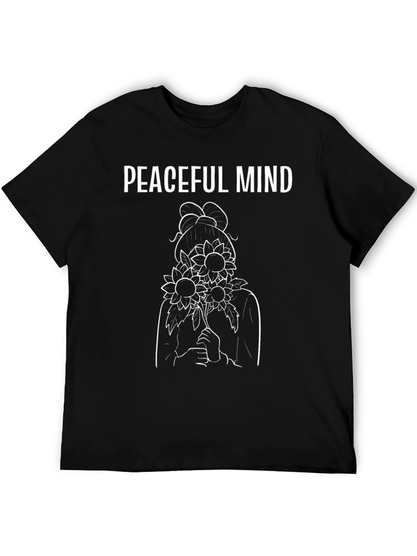 Peaceful Mind Sunflower Graphic Tee - Unisex - 5