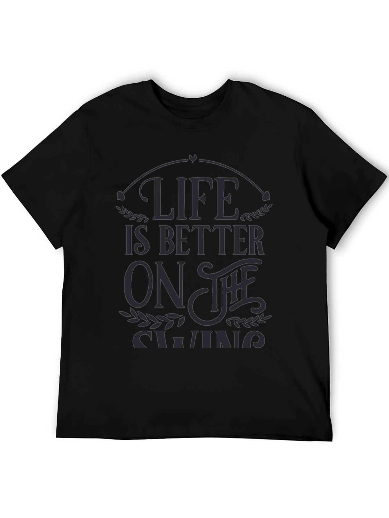 Black Life is Better on the Swing - Graphic T-Shirt view 5