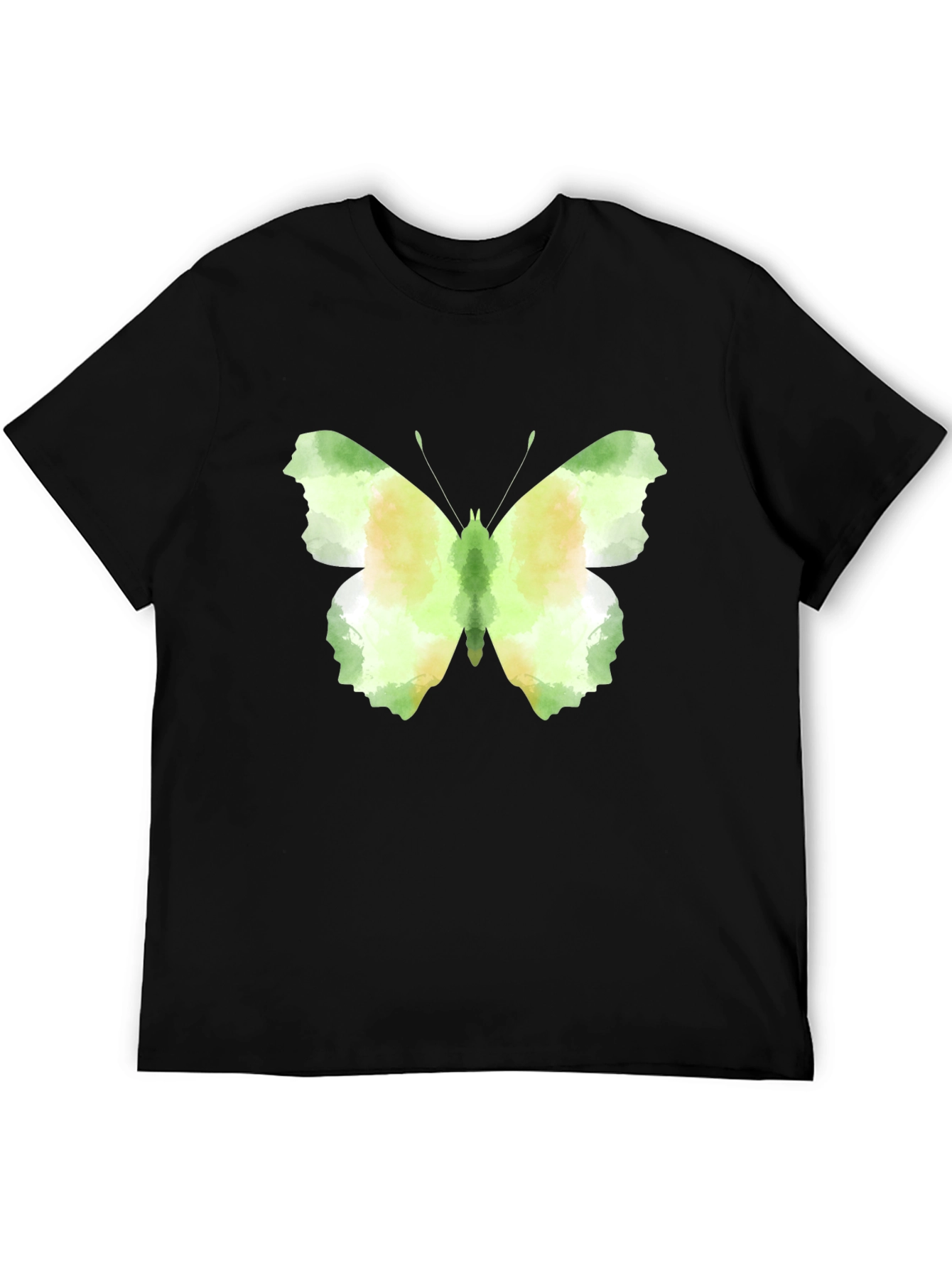 Black Butterfly Graphic Tee - Stylish Men's Black T-Shirt view 5