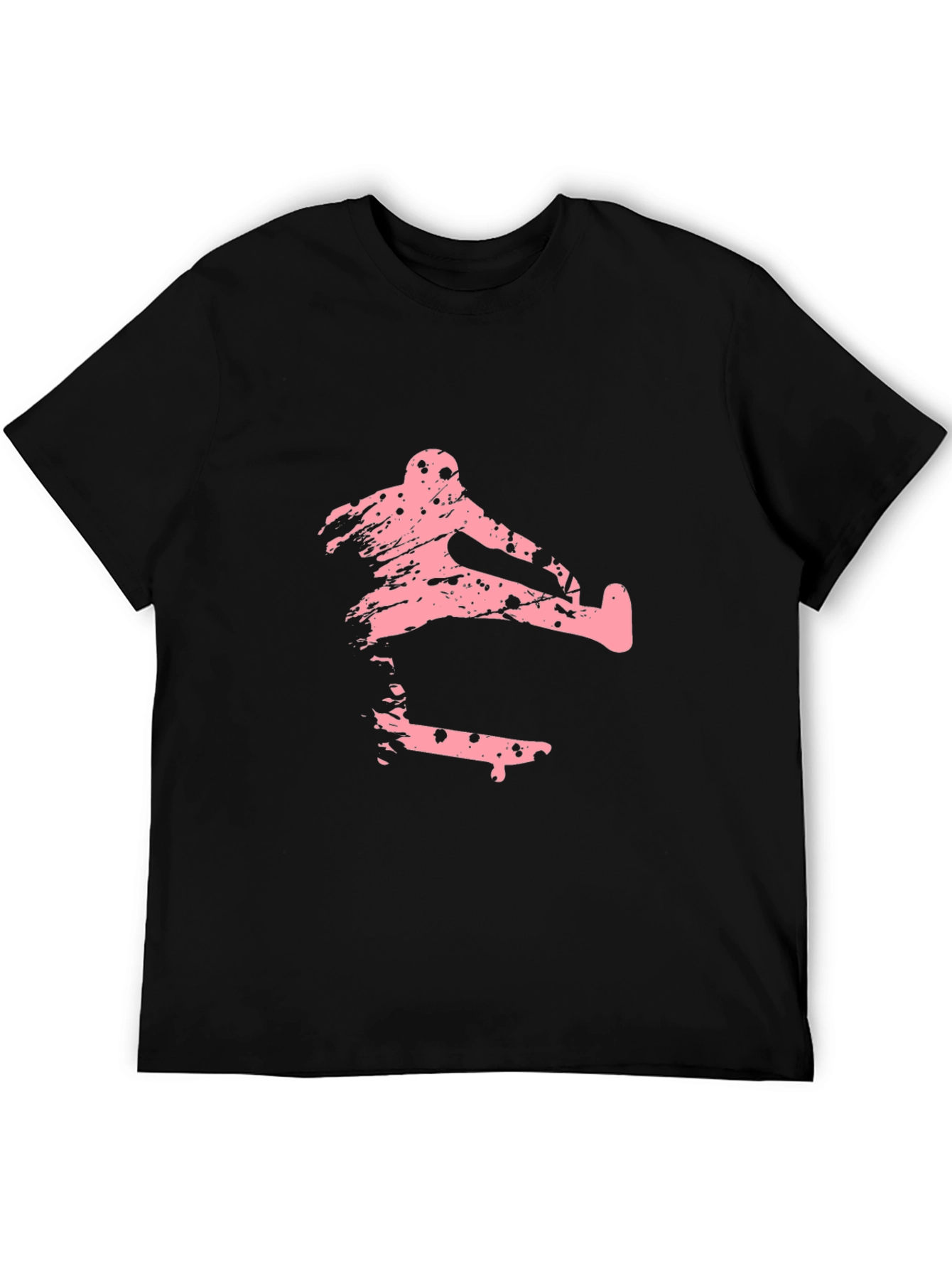 Black Skateboarding Graphic Tee - Stylish Black T-Shirt view 5