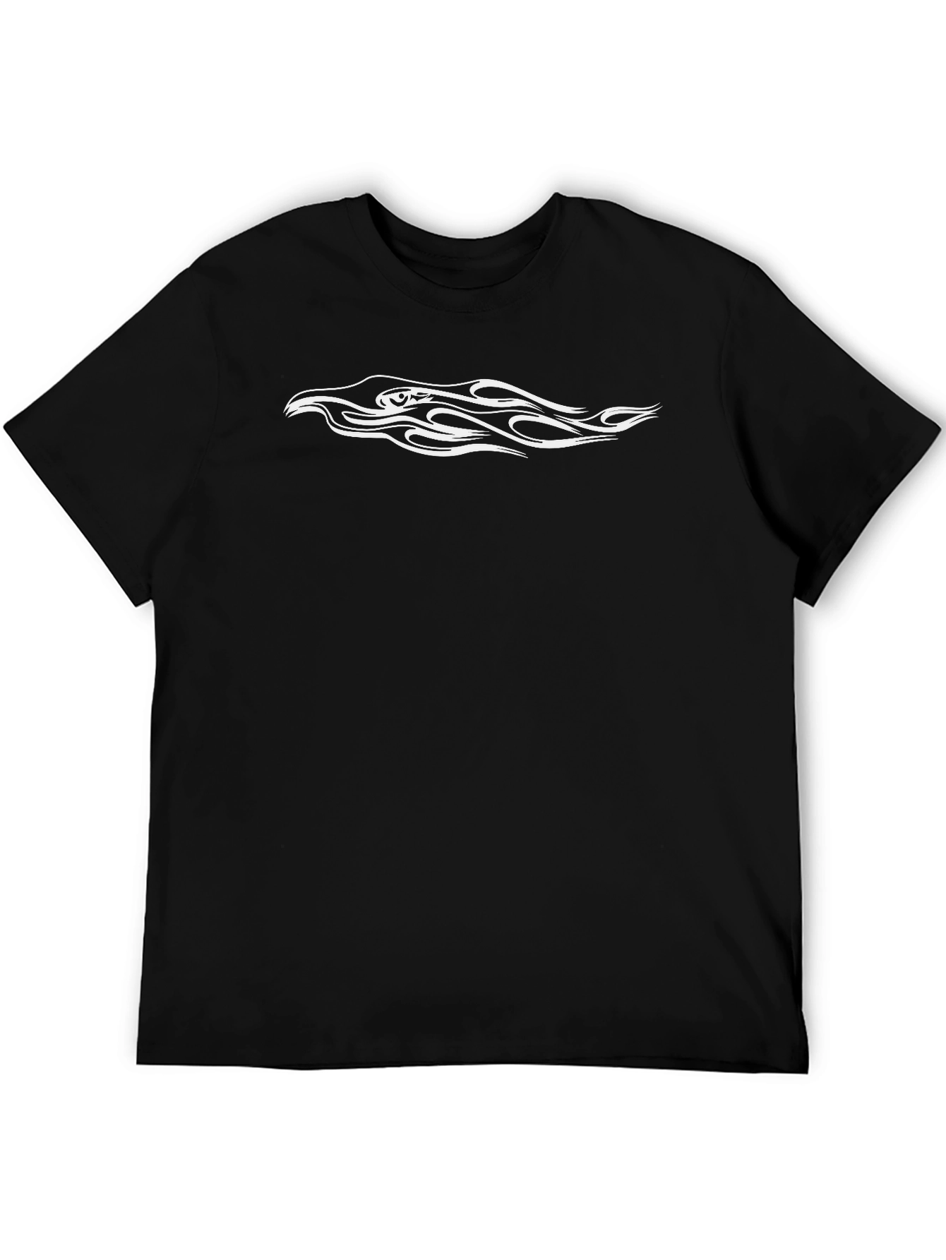 Black Black Eagle Flame Graphic Tee view 5
