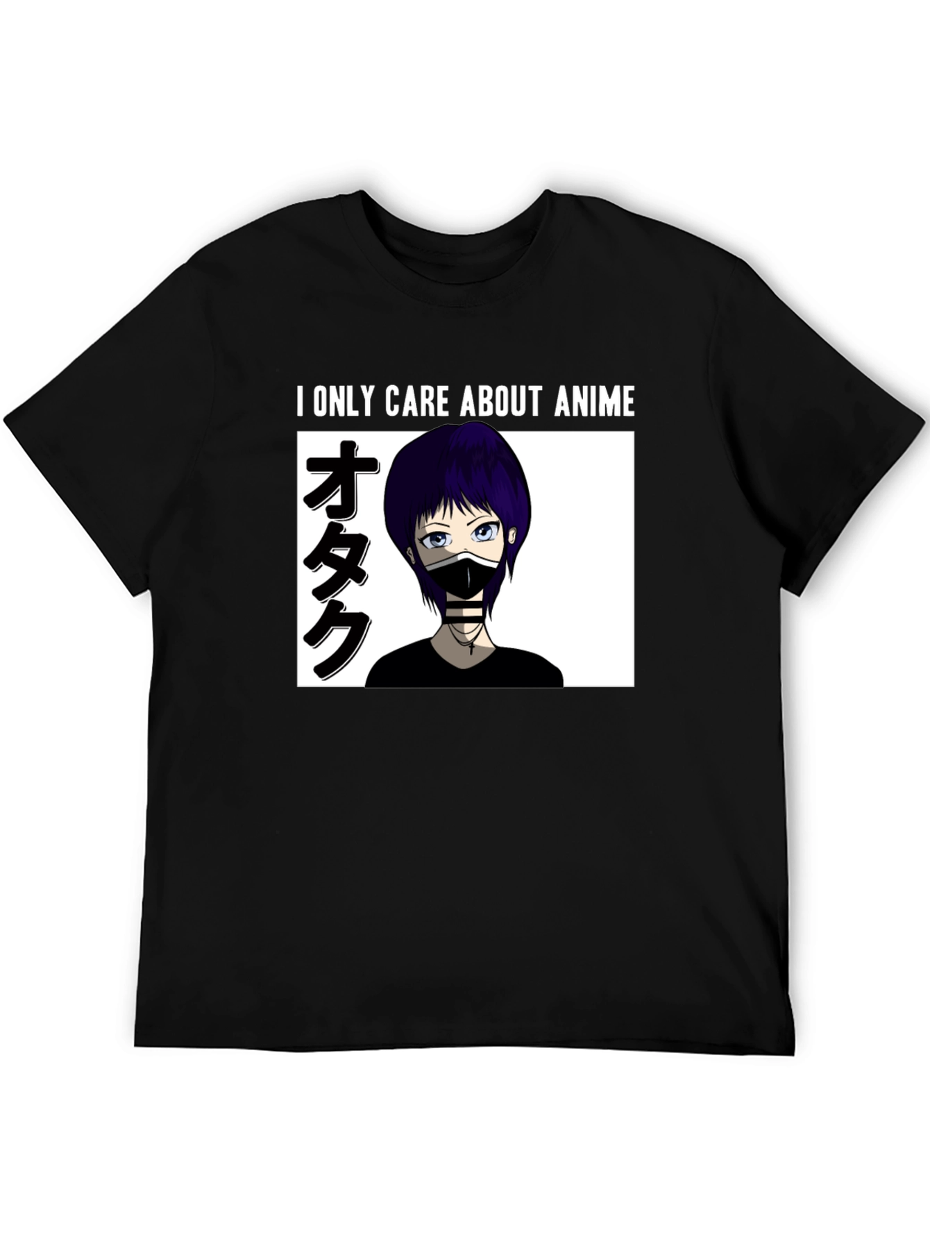 Black Anime Lover T-Shirt view 5