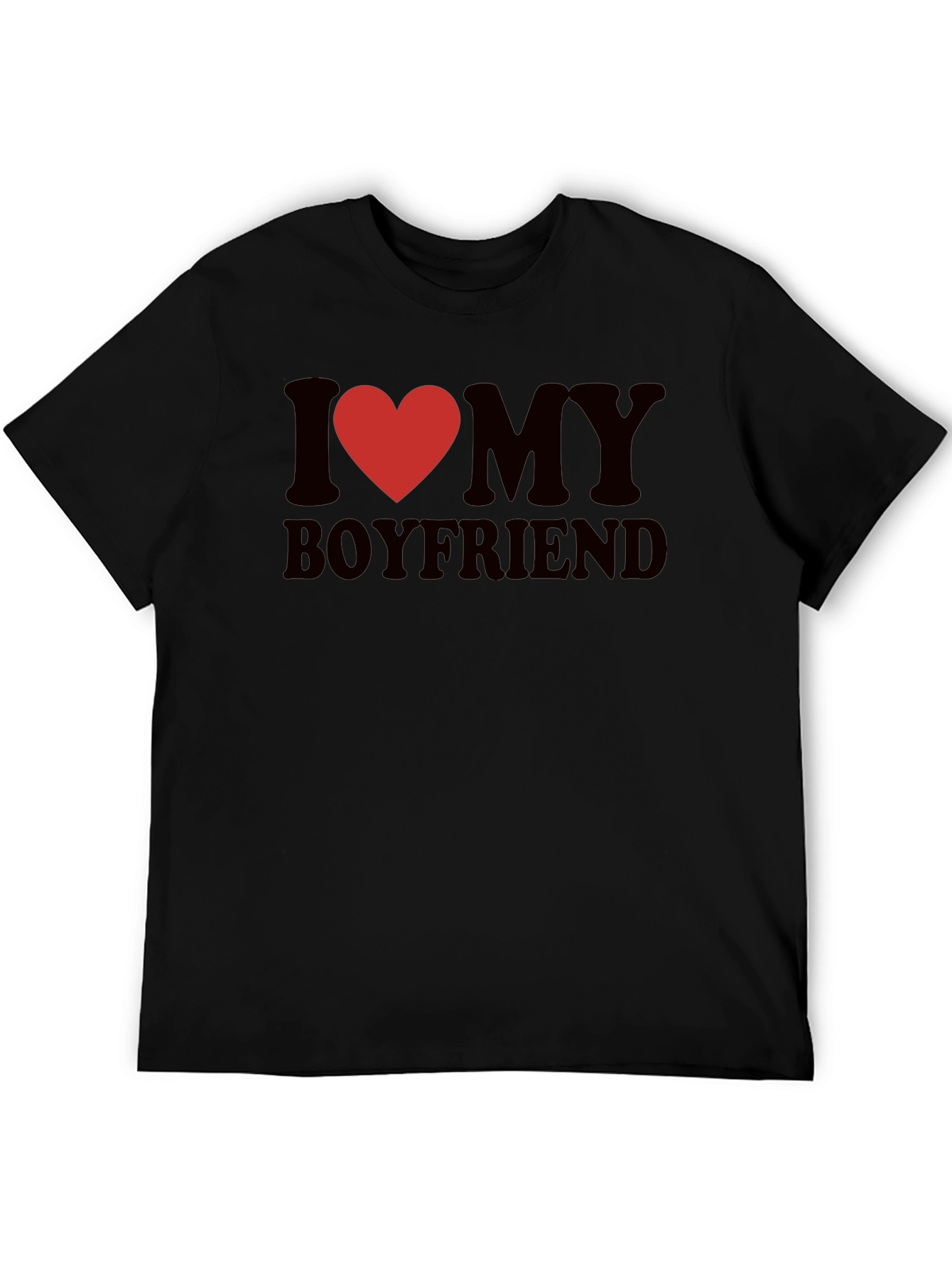 I Heart My Boyfriend Graphic Tee - Cute & Casual - 5