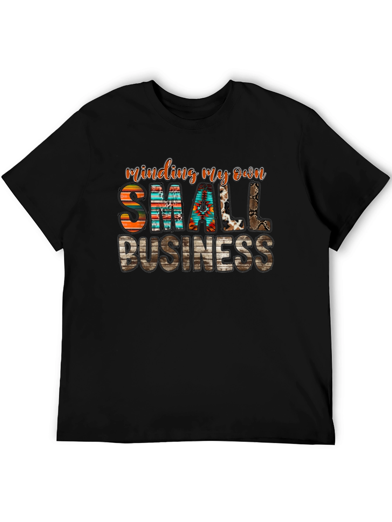 Black Small Business Graphic Tee view 5