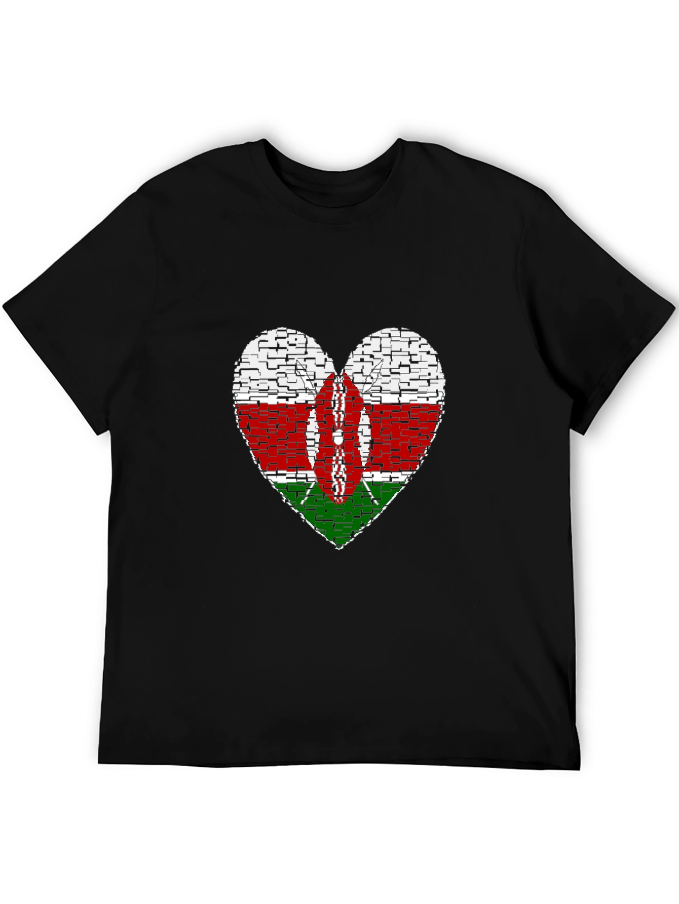 Kenya Heart Flag T-Shirt - Show Your Pride! - 5