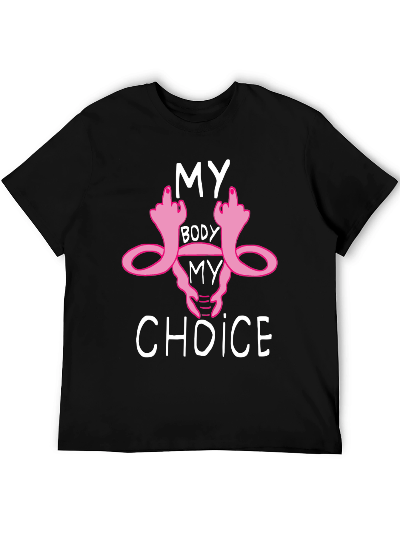 Black My Body My Choice Graphic Tee view 5
