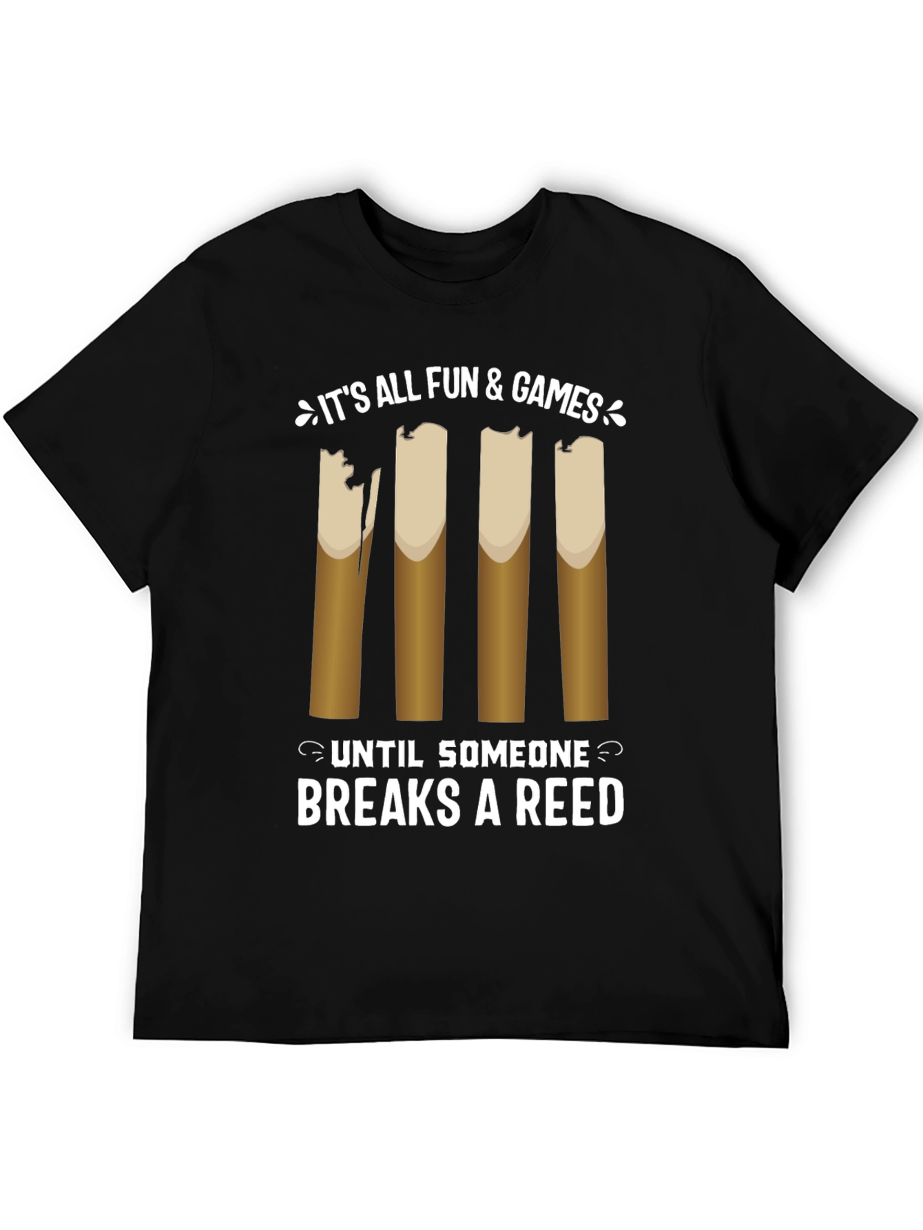 Black It's All Fun and Games Reed T-Shirt view 5