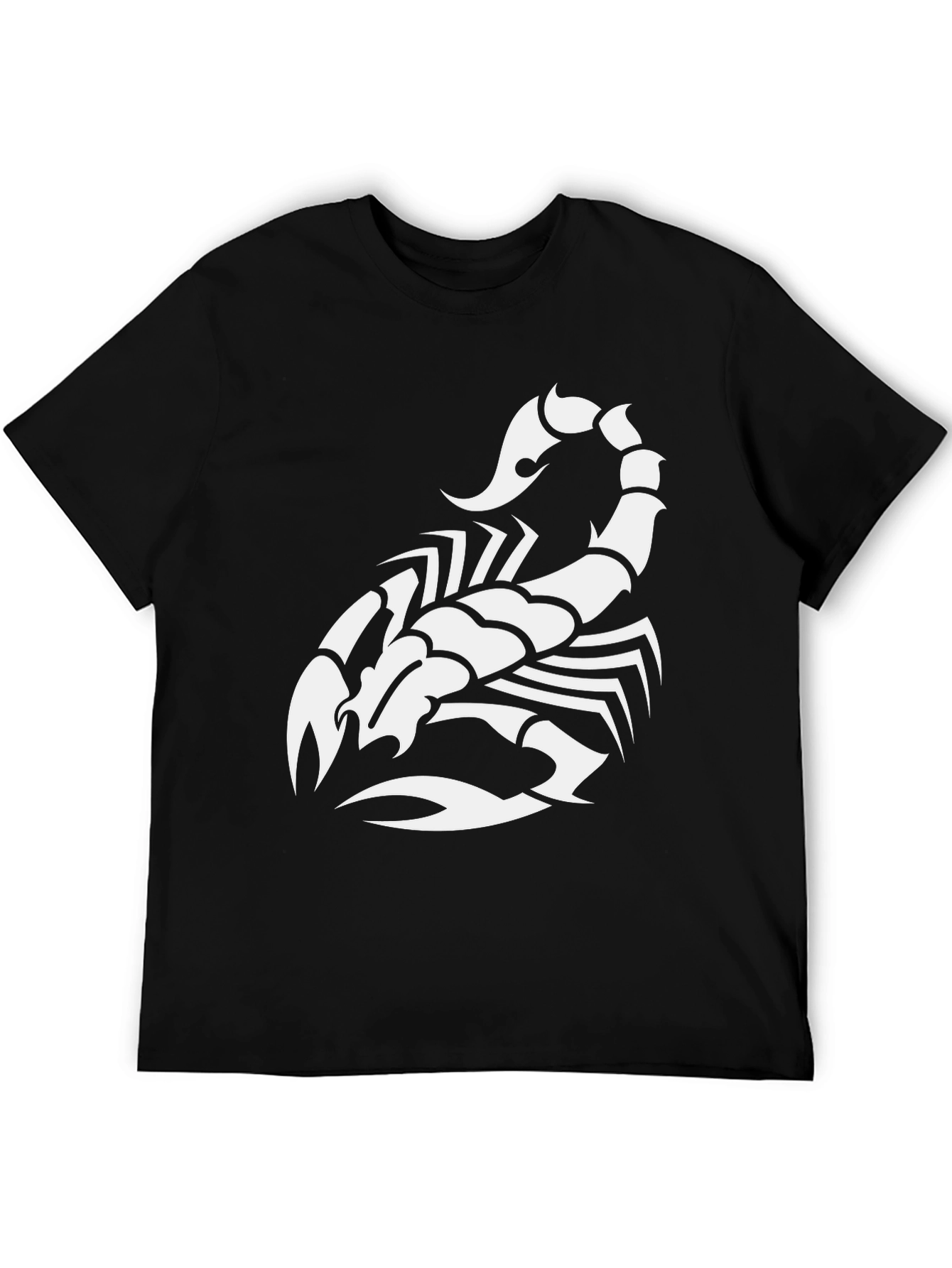Black Scorpion Graphic Tee - Stylish Black Cotton T-Shirt view 5