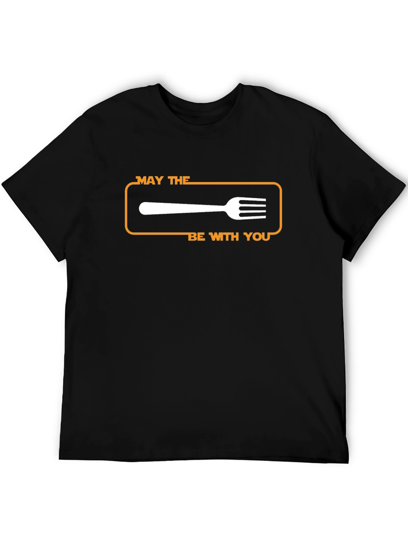 Black May The Fork Be With You T-Shirt view 5