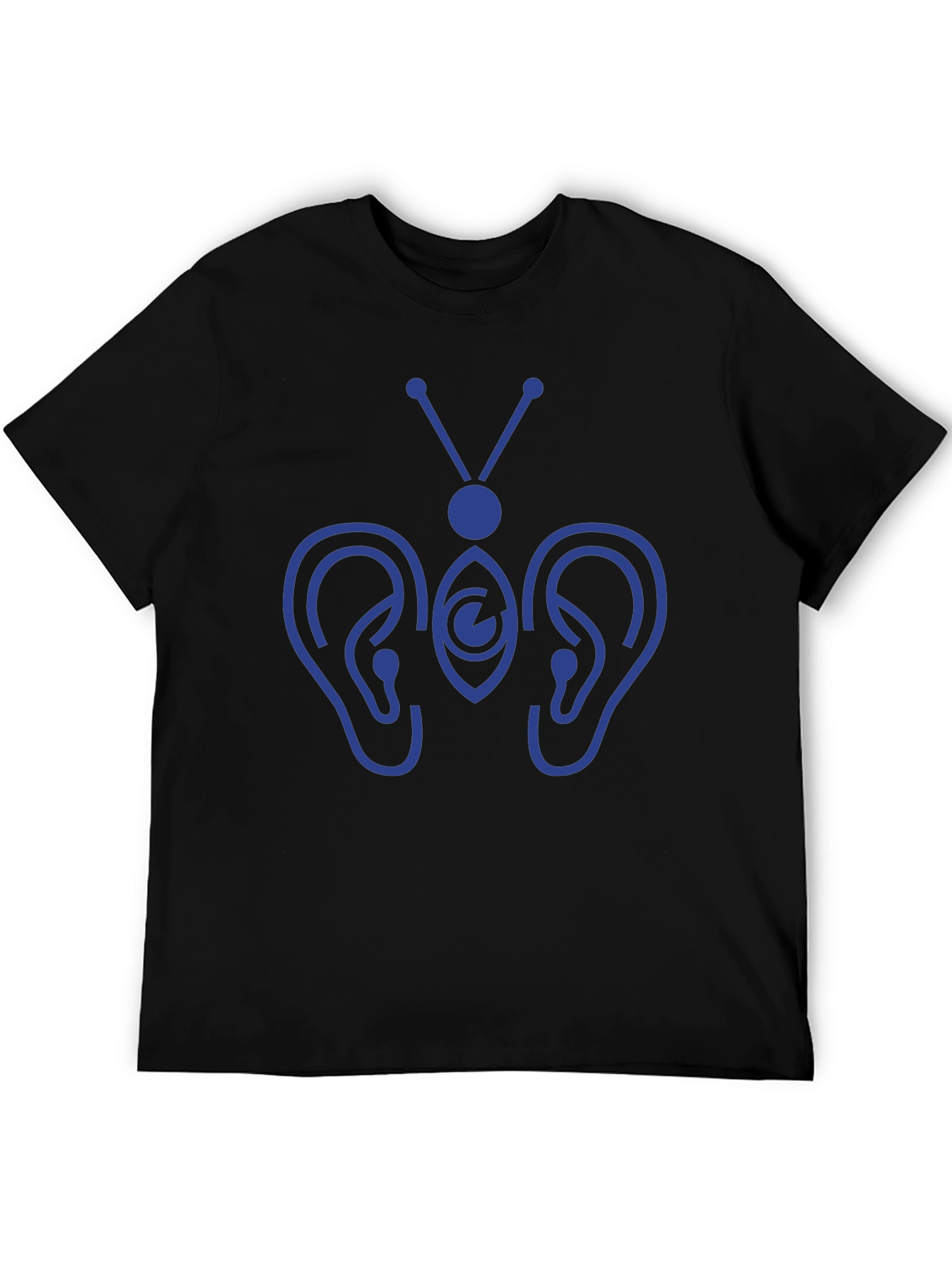 Hearing Butterfly Graphic Tee - Black - 5