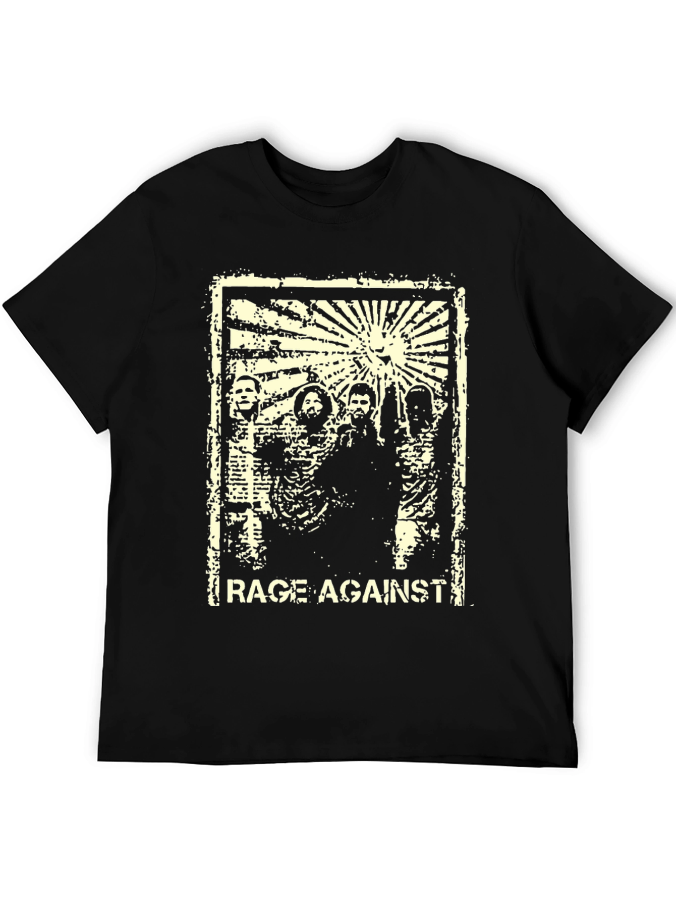 Black Rage Against the Machine Graphic T-Shirt view 5