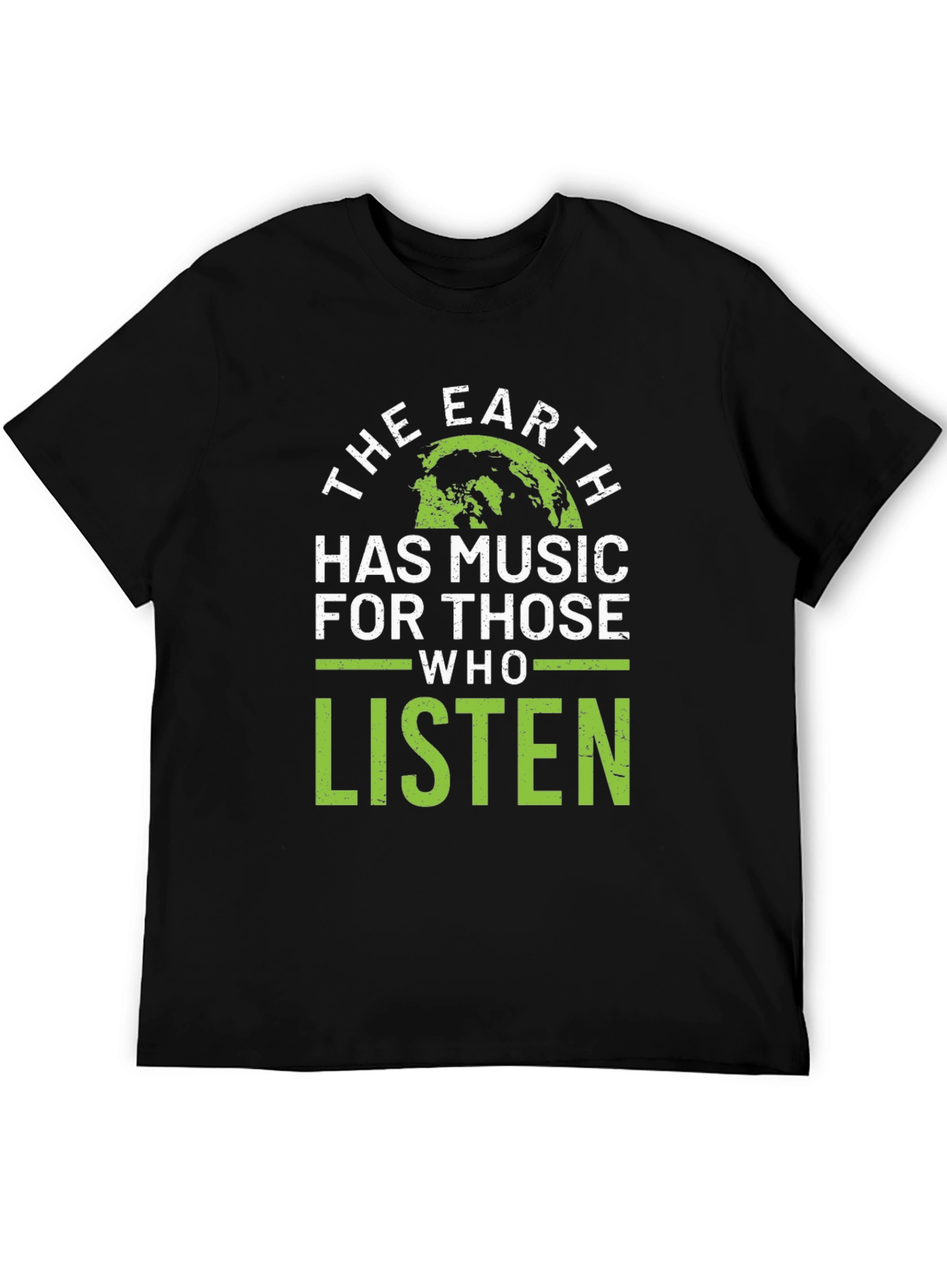 Black Earth Has Music T-Shirt - Nature Lover Tee view 5