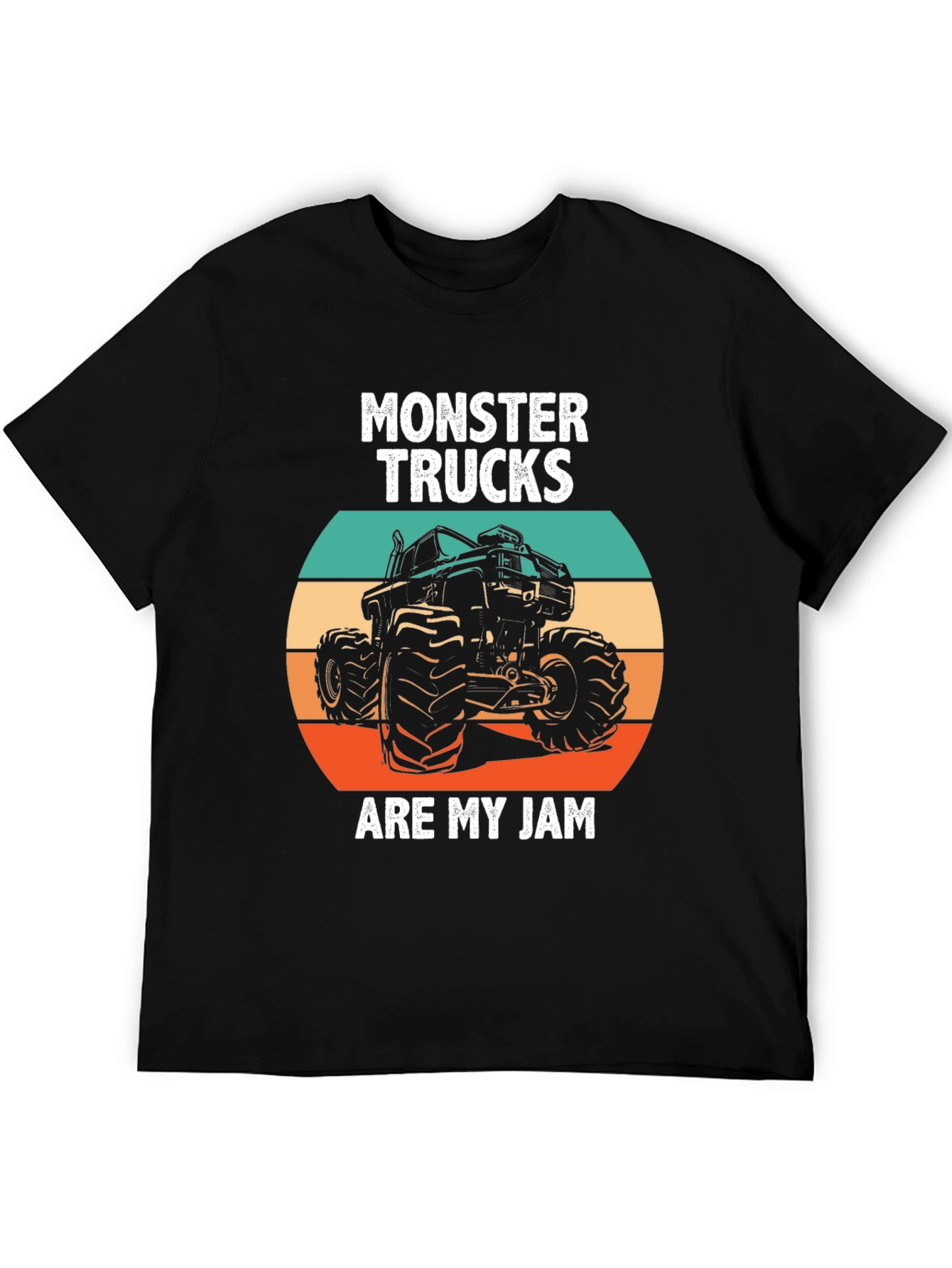 Black Monster Truck Jam Tee - Bold Graphic Print T-Shirt view 5