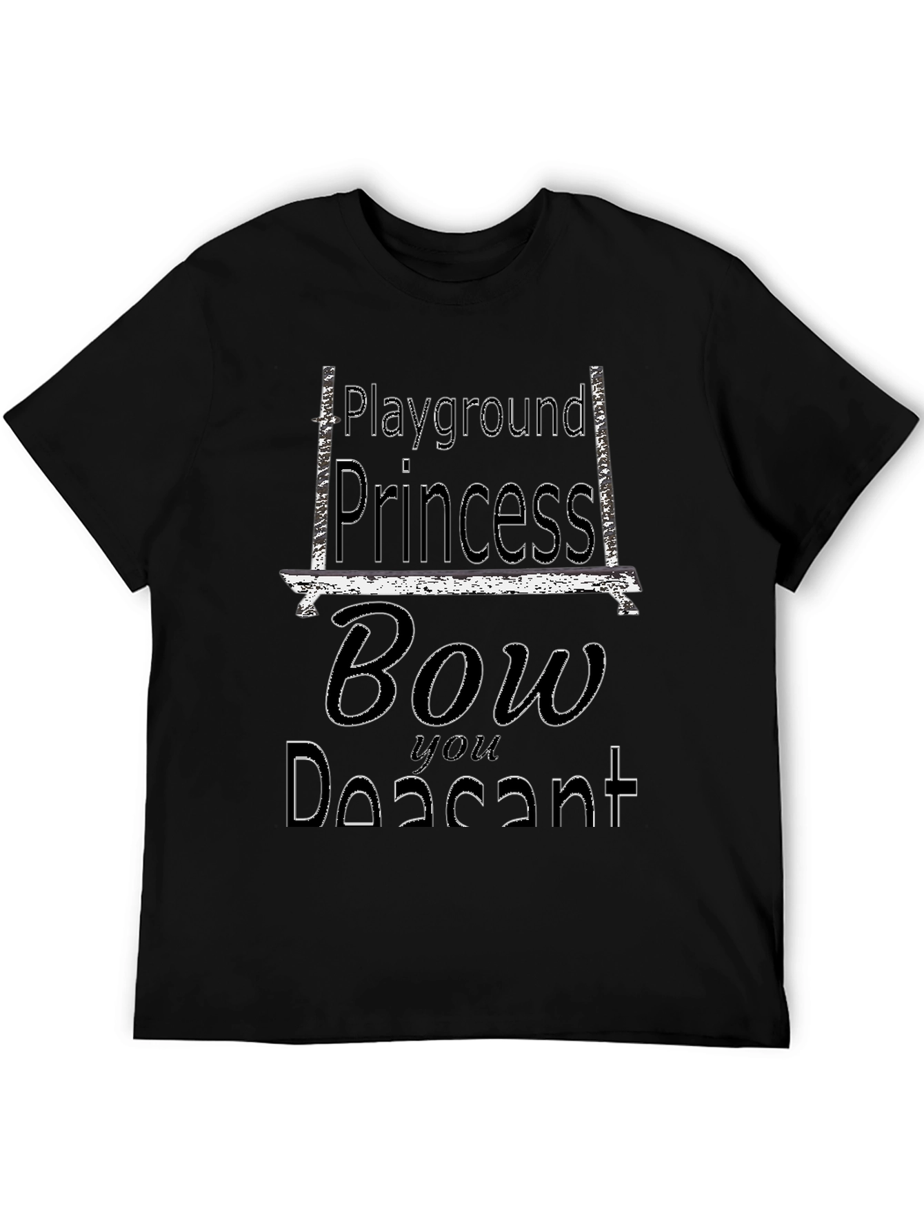 Black Playground Princess Graphic Tee view 5