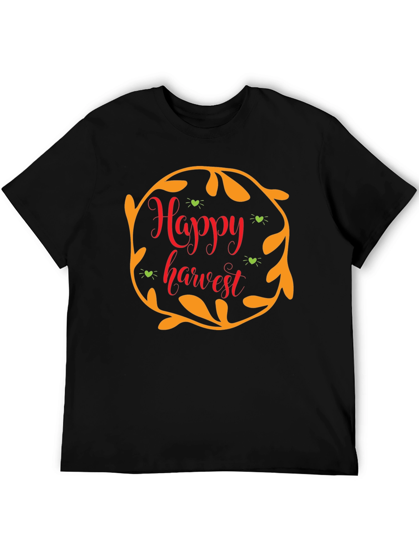 Black Happy Harvest Black T-Shirt view 5