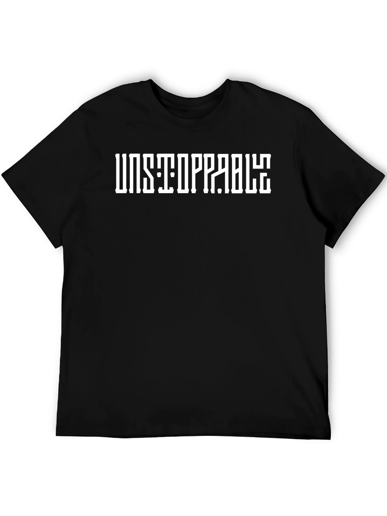 Black Unstoppable Black Graphic Tee view 5