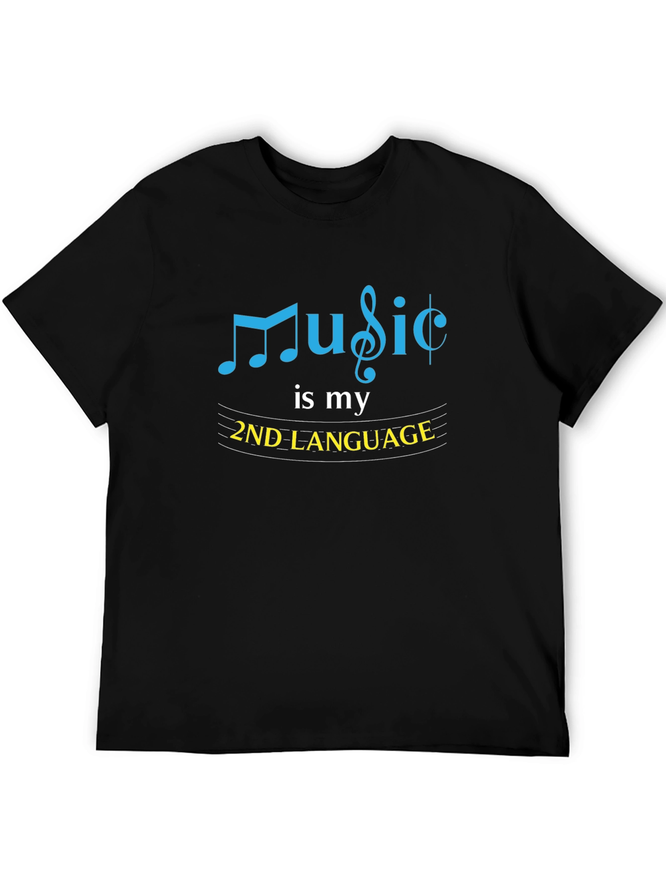 Black Music is My 2nd Language T-Shirt view 5