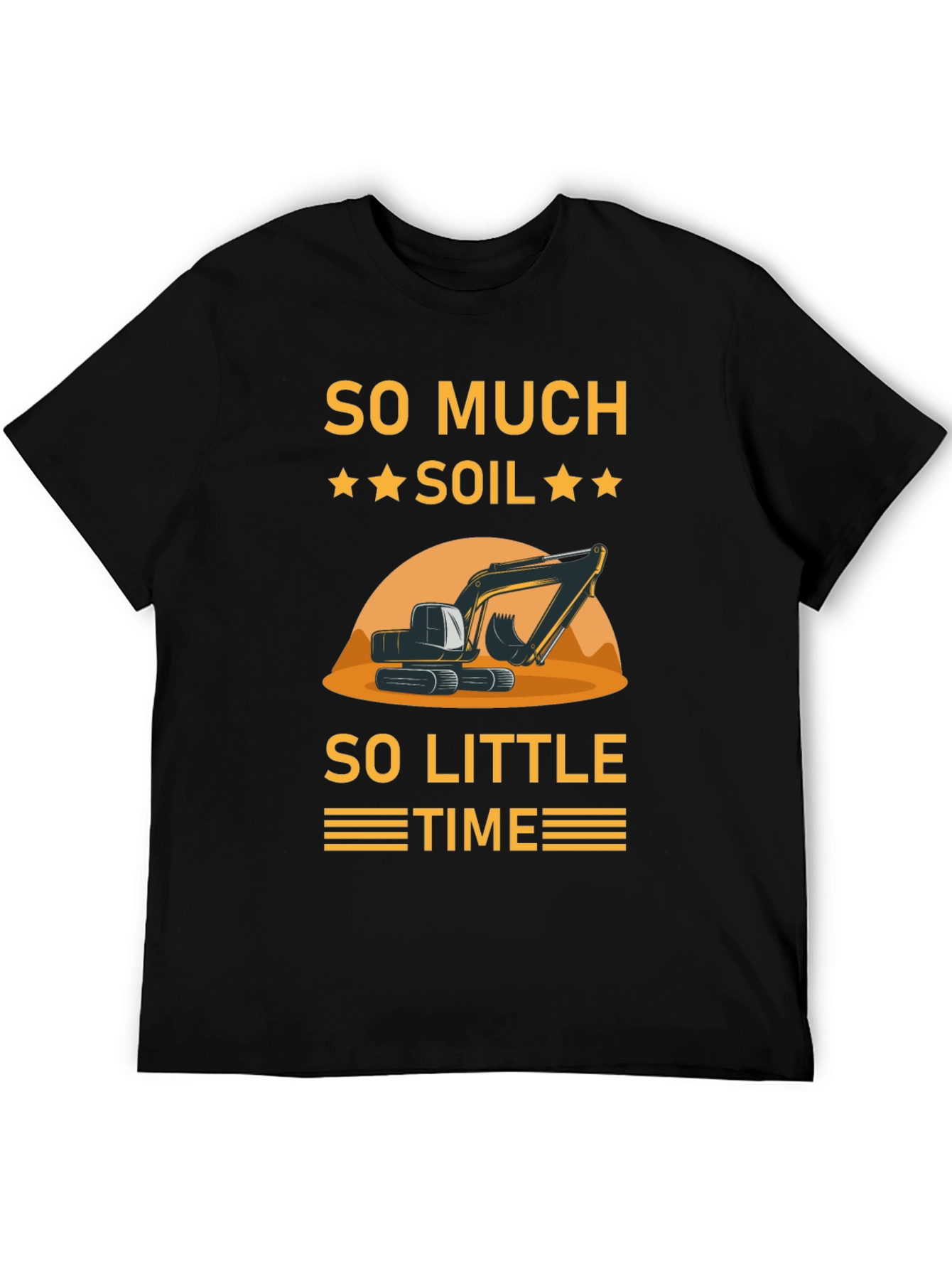 Black So Much Soil So Little Time T-Shirt view 5
