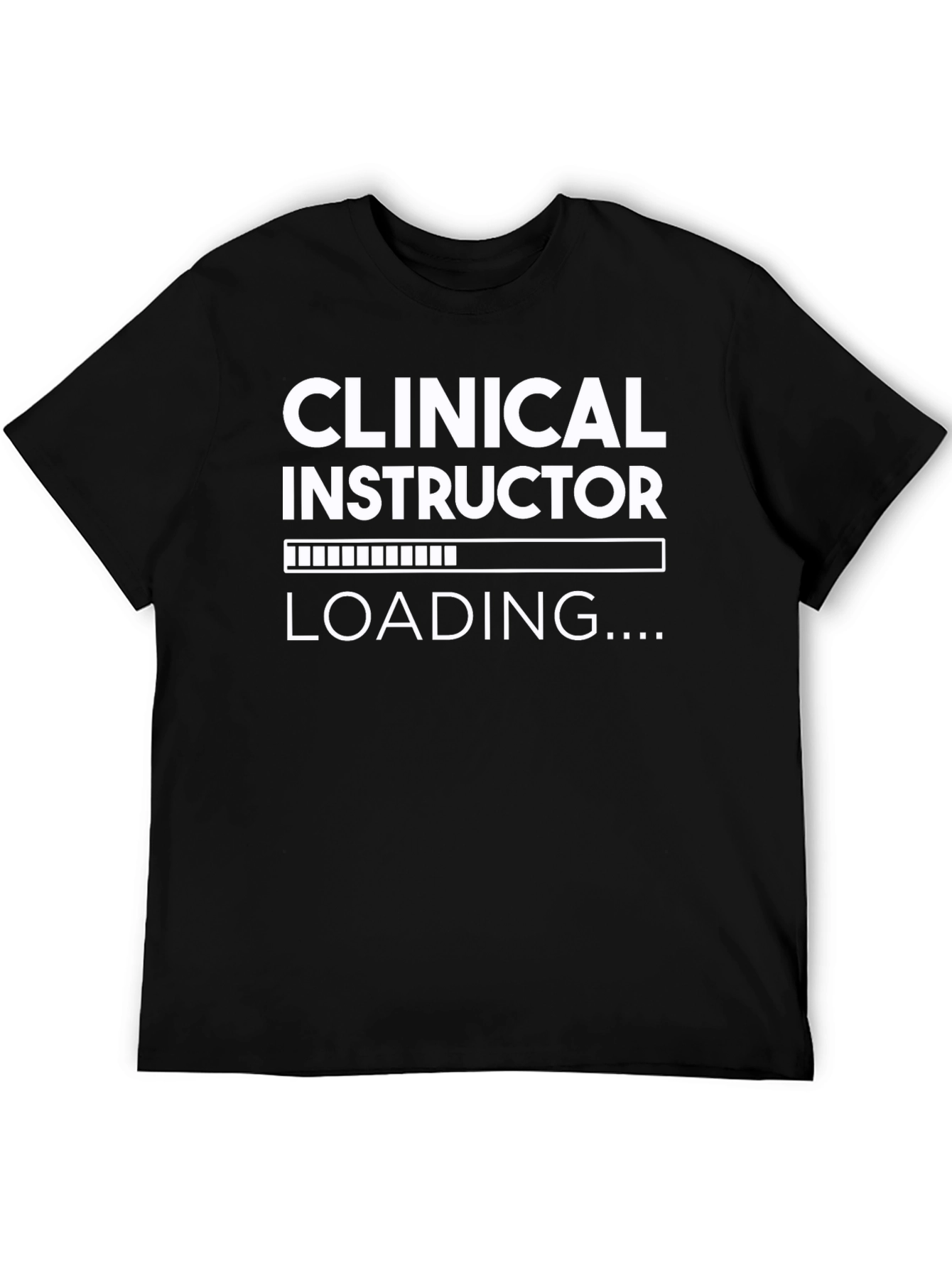 Black Clinical Instructor Loading T-Shirt - Black view 5