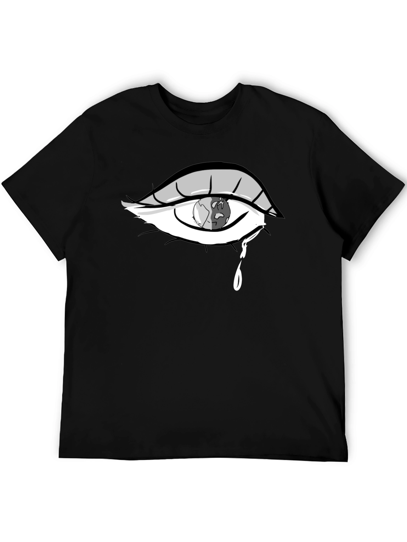 Black Eye Crying Earth T-Shirt view 5