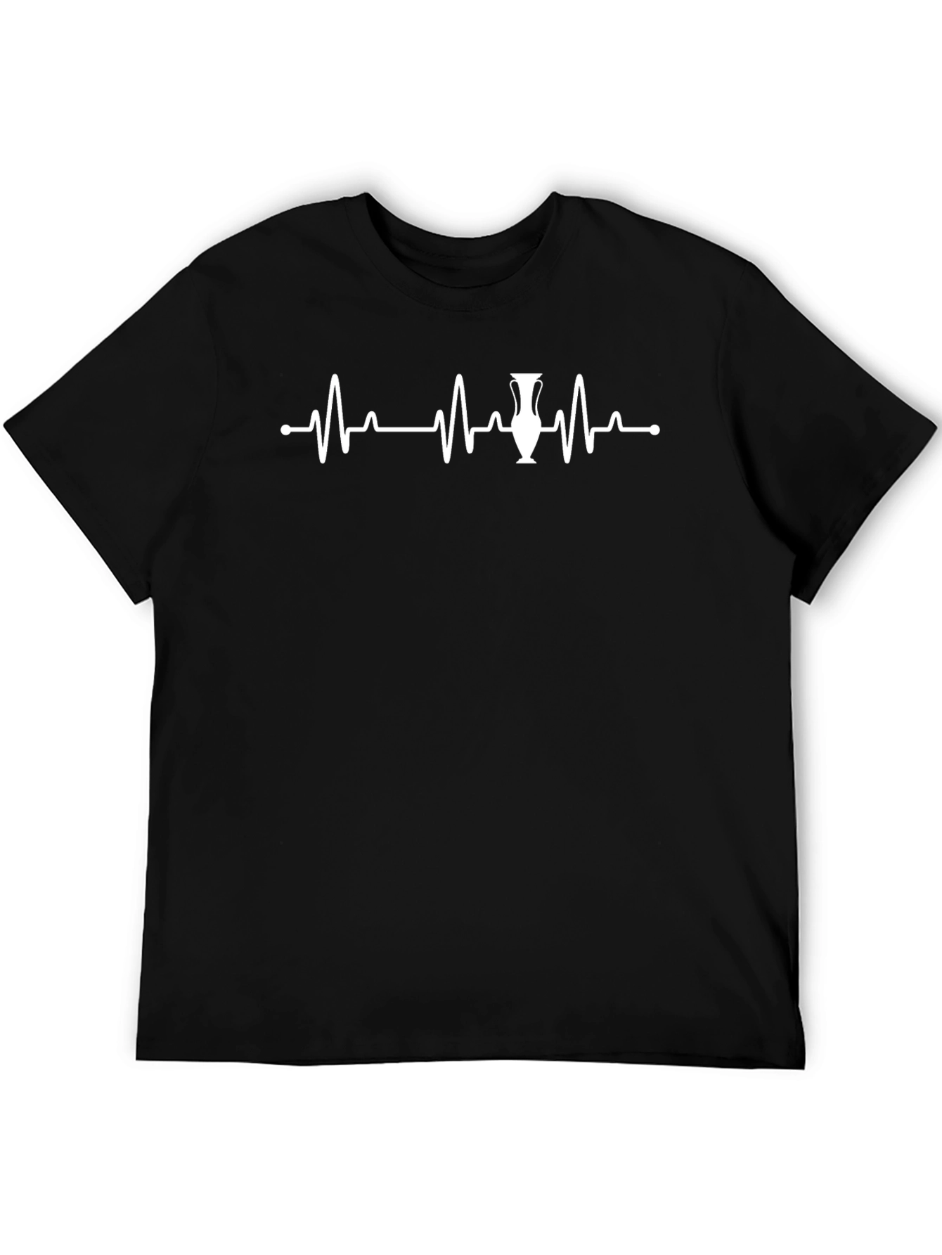 Black Vase Heartbeat Graphic Tee view 5
