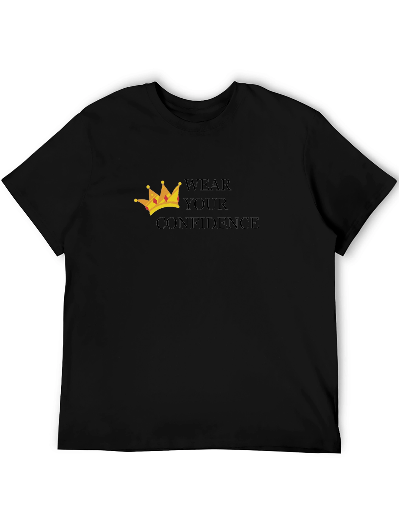Black Wear Your Confidence T-Shirt view 5