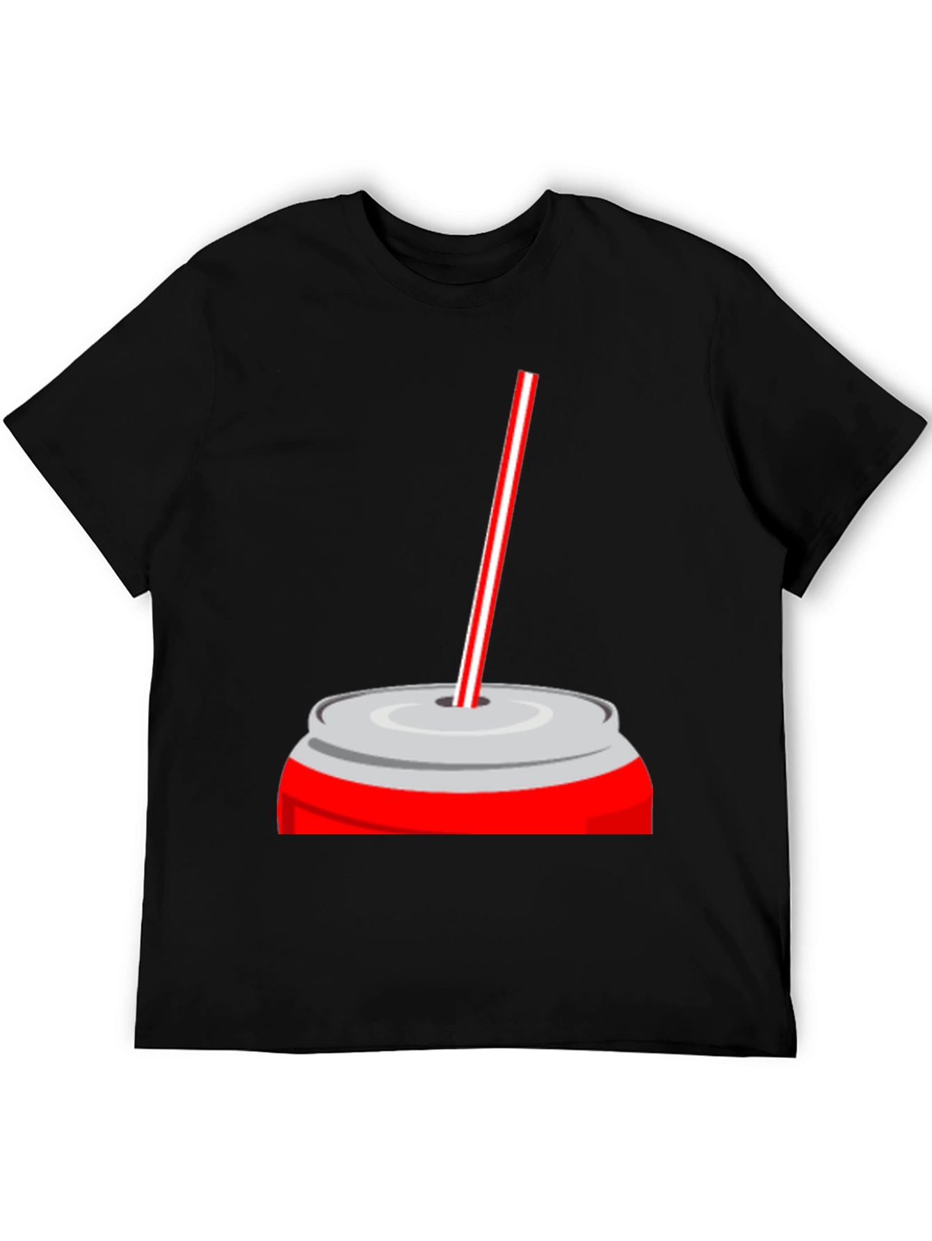 Black Soda Can T-Shirt - Refreshing & Unique Design view 5