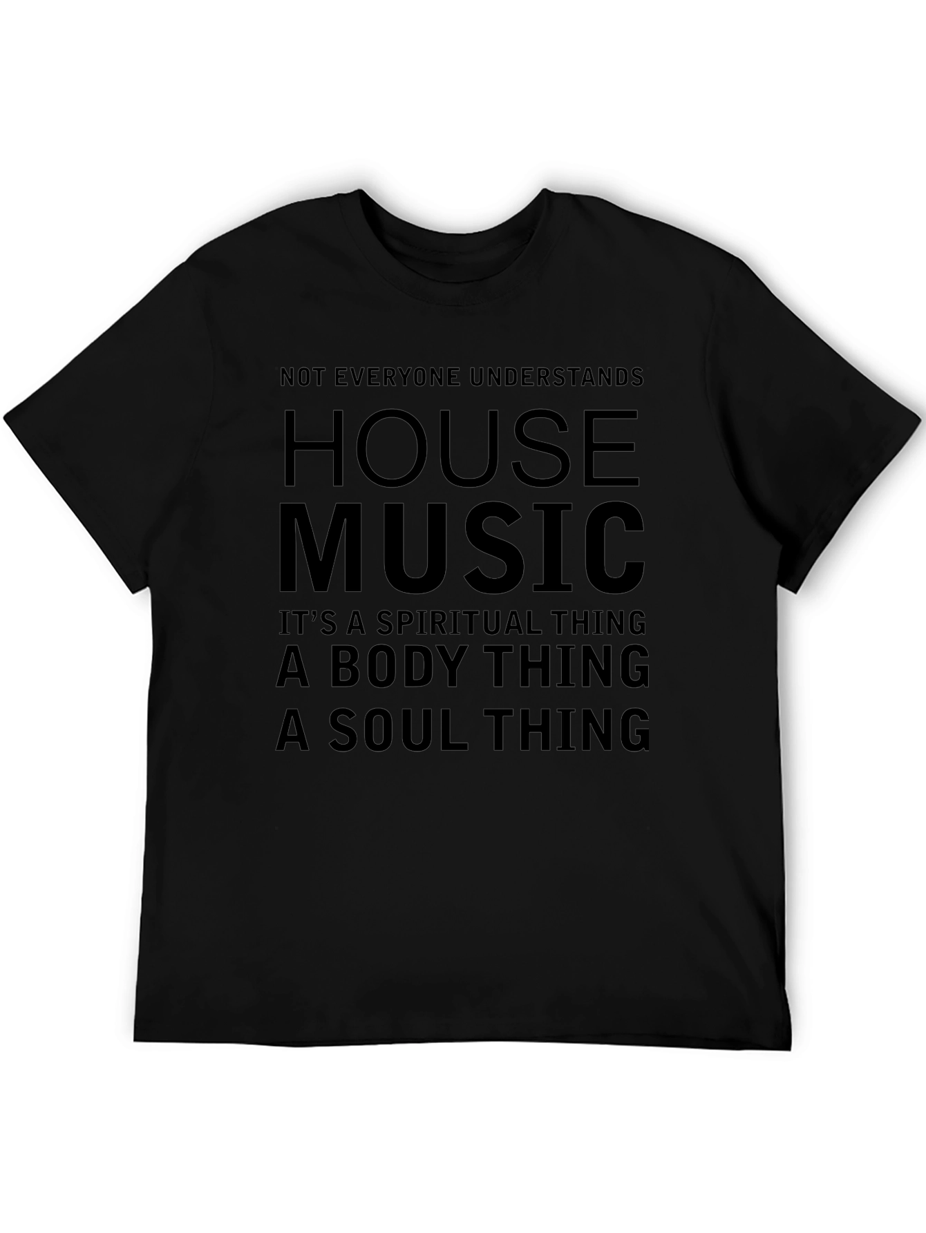 Black House Music T-Shirt: Spiritual, Body, Soul Thing view 5