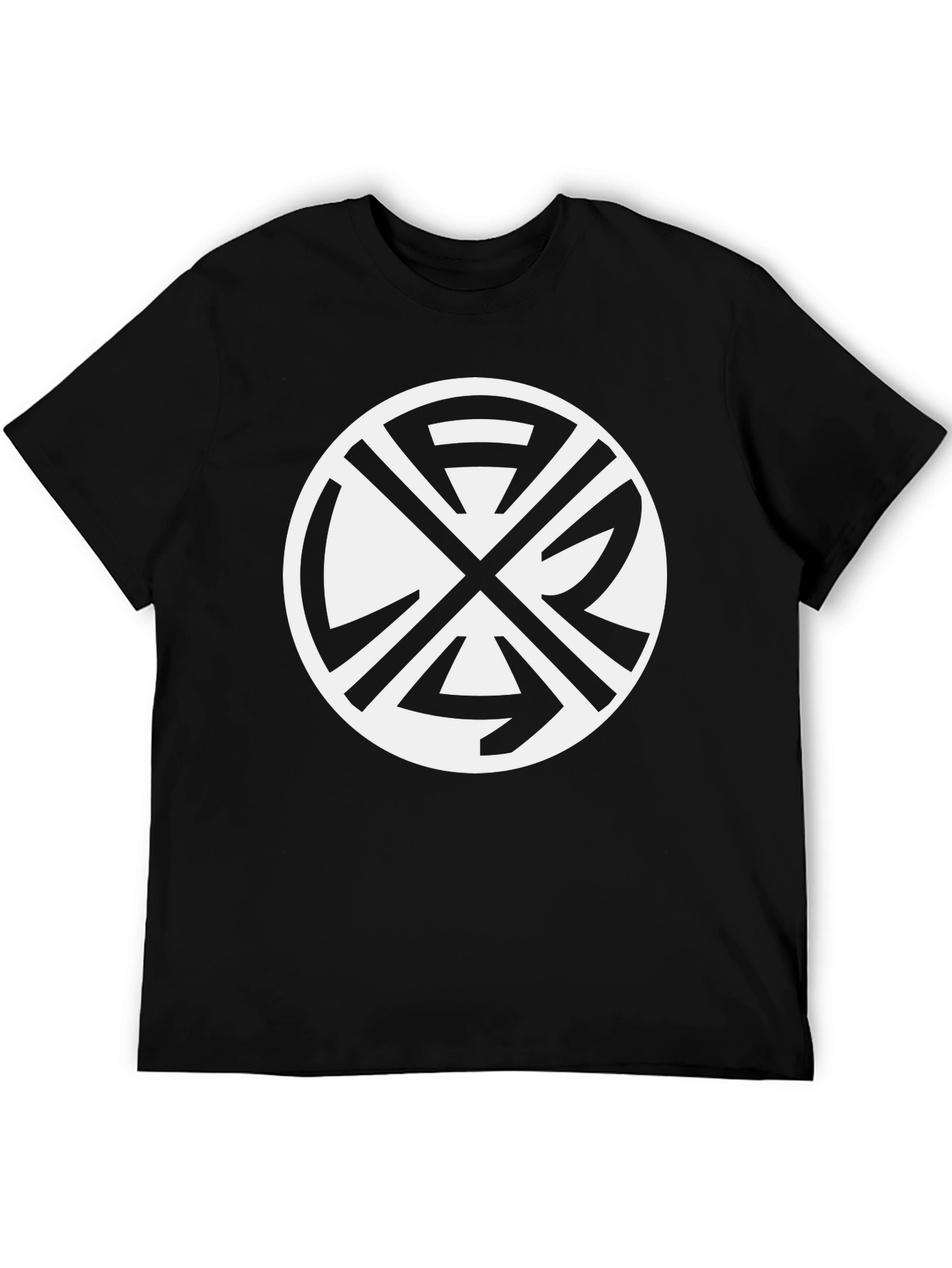 Black Black LAZR Circle Logo Tee view 5