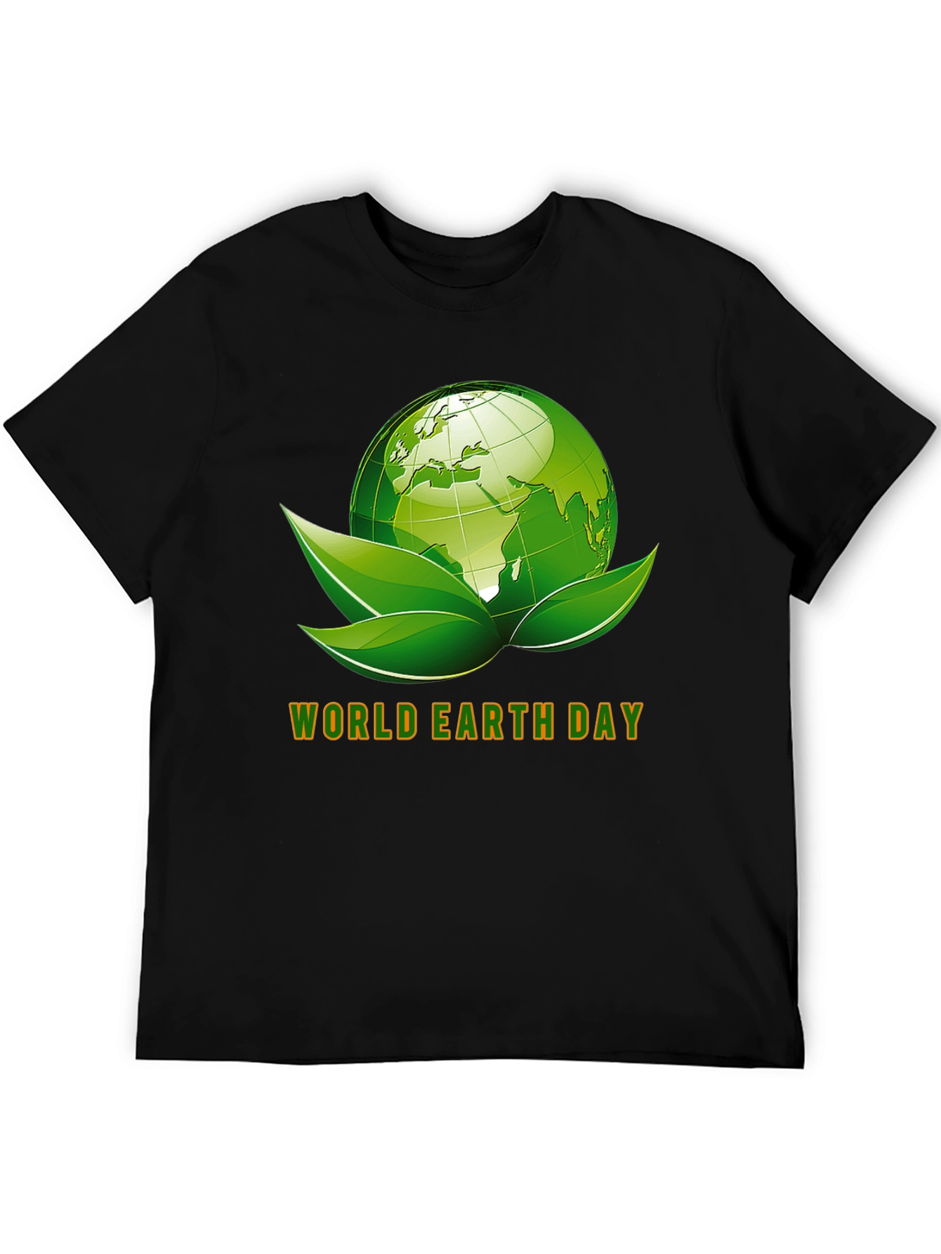 Black World Earth Day Graphic T-Shirt view 5