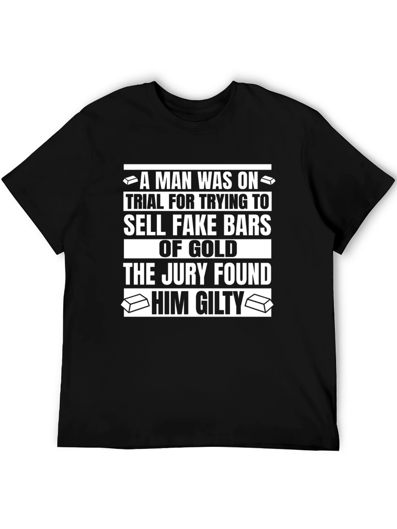 Black A Man Was On Trial T-Shirt view 5