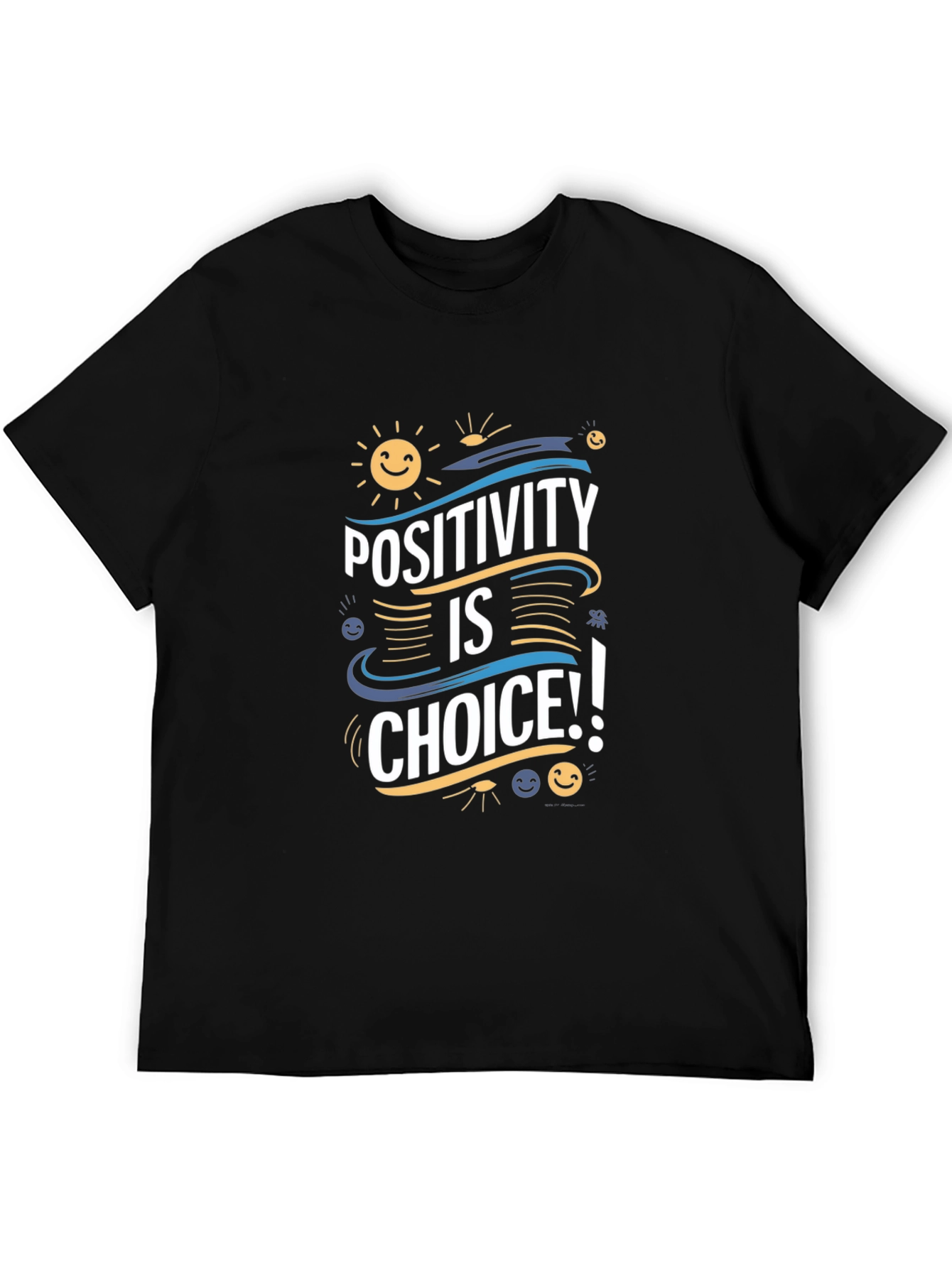 Black Positivity is a Choice Graphic T-Shirt view 5