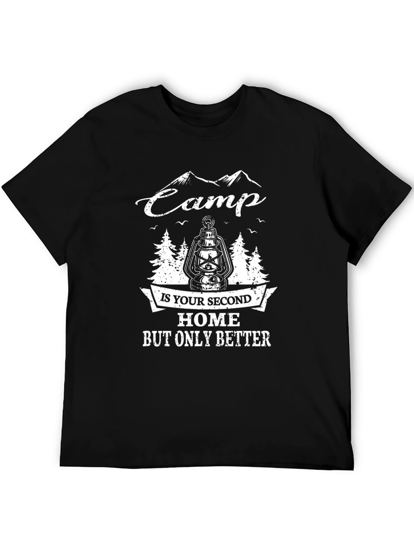 Black Camp is Your Second Home T-Shirt view 5