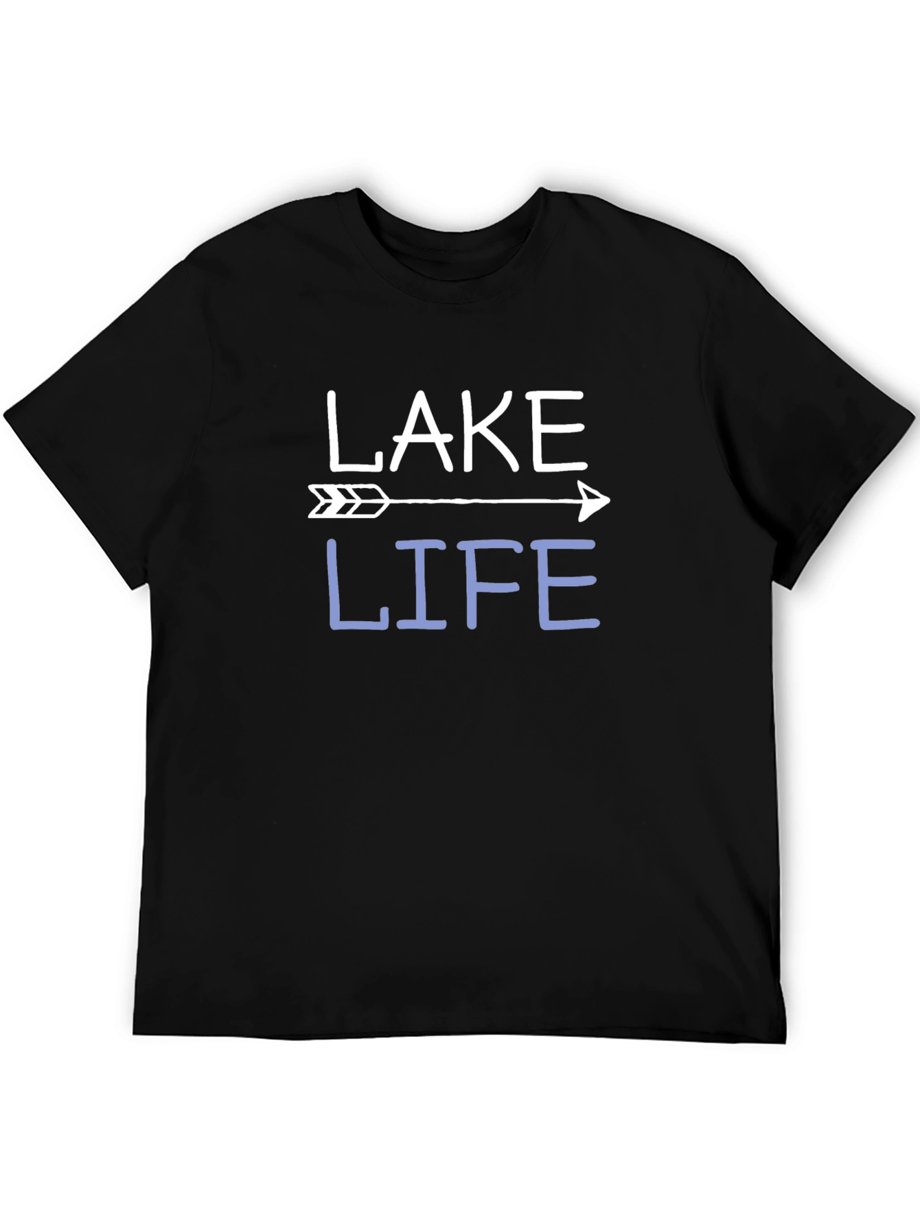 Black Lake Life Arrow Graphic Tee - Casual Comfort view 5