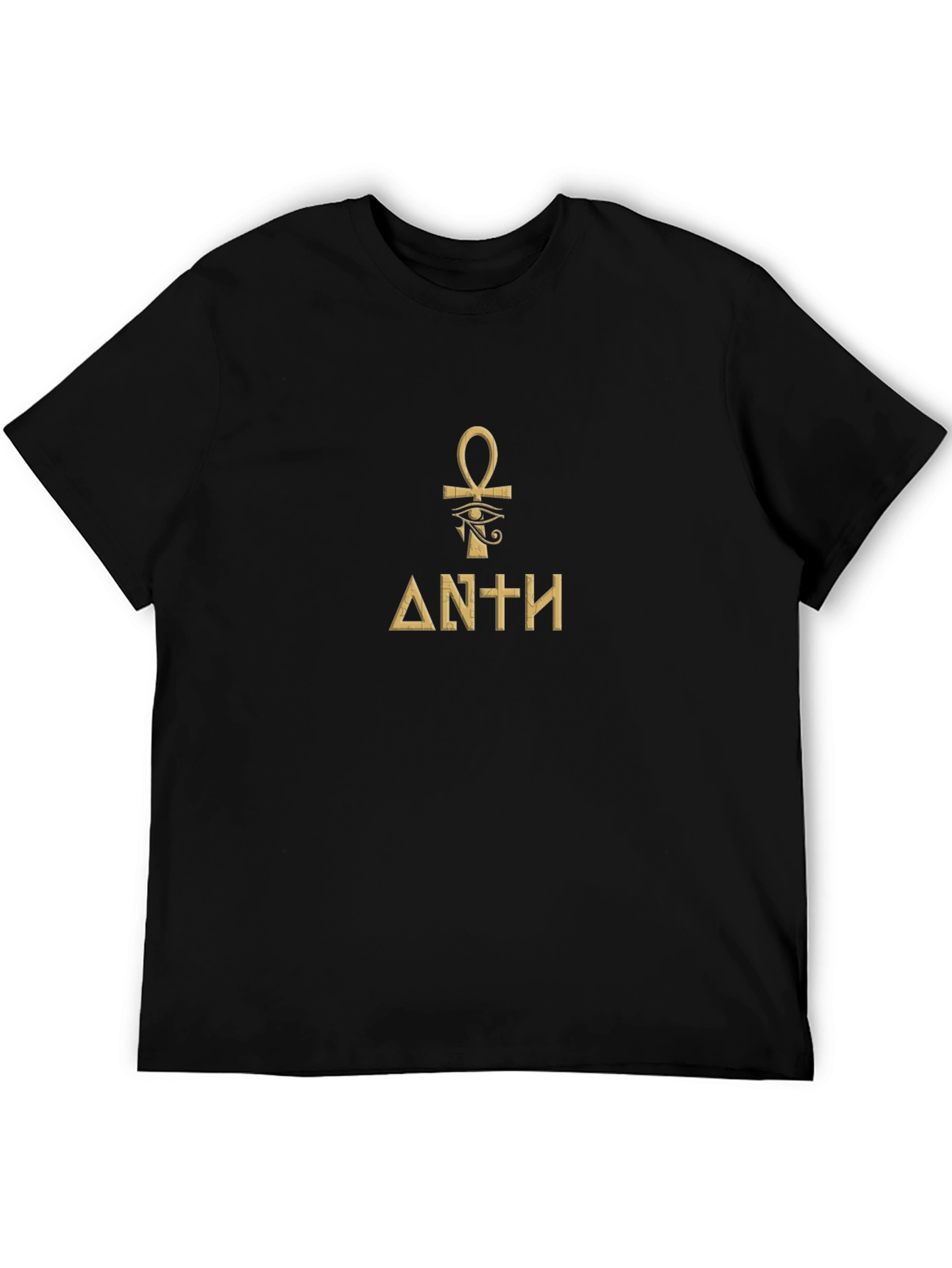 Black Ankh Eye of Horus Graphic Tee - Egyptian Style view 5
