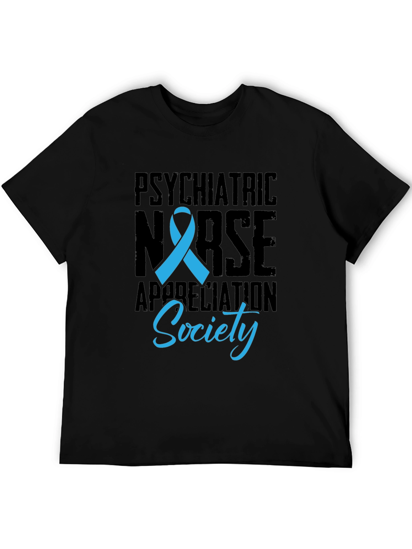 Black Psychiatric Nurse Appreciation Society T-Shirt view 5