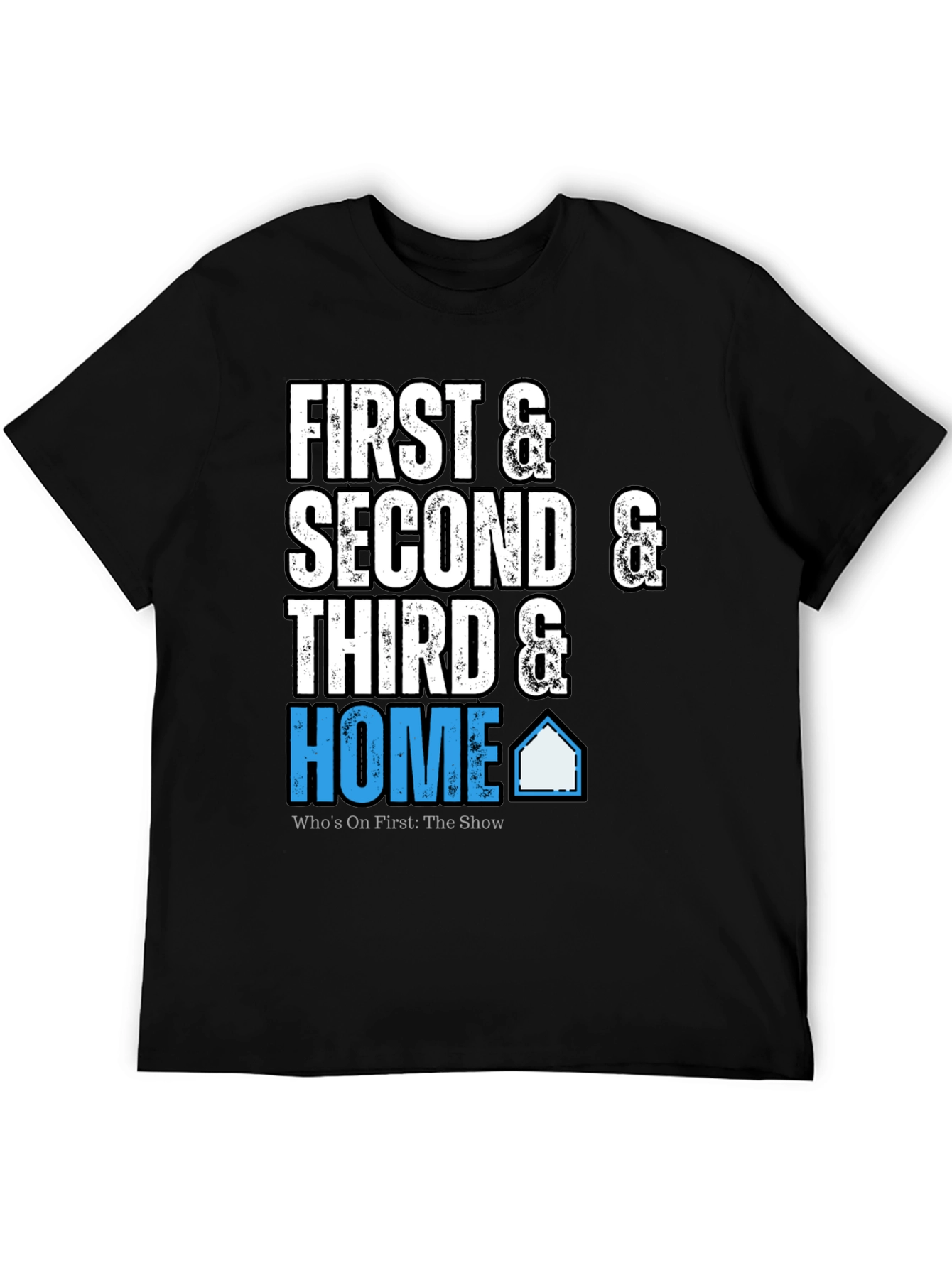 Black First, Second, Third & Home Black T-Shirt view 5