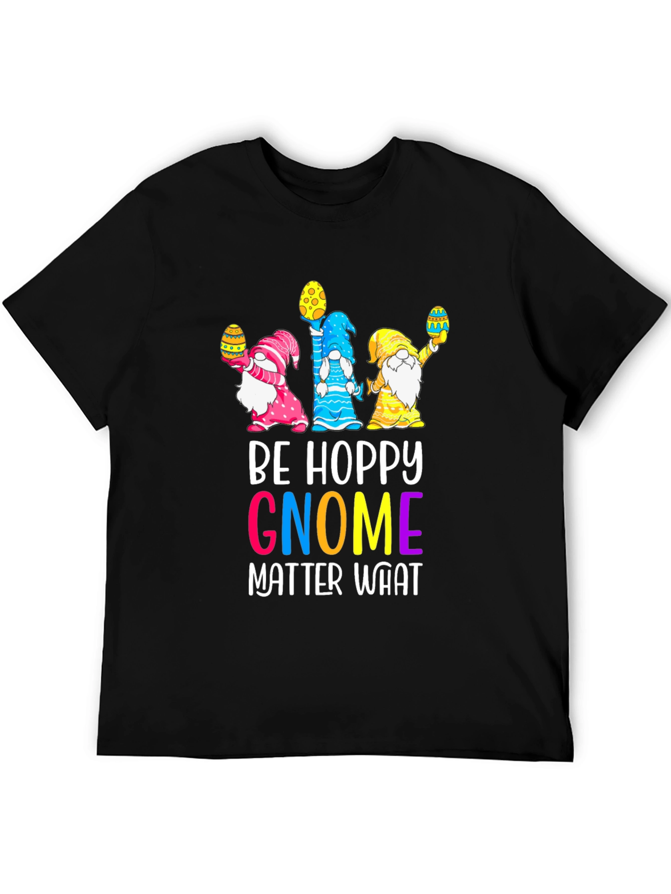 Black Be Hoppy Gnome T-Shirt view 5