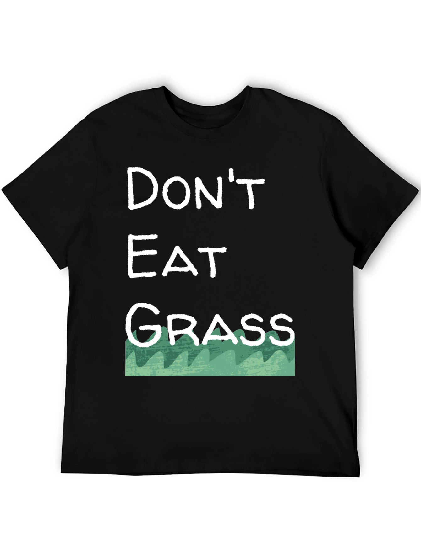 Black Don't Eat Grass T-Shirt - Funny Novelty Tee view 5