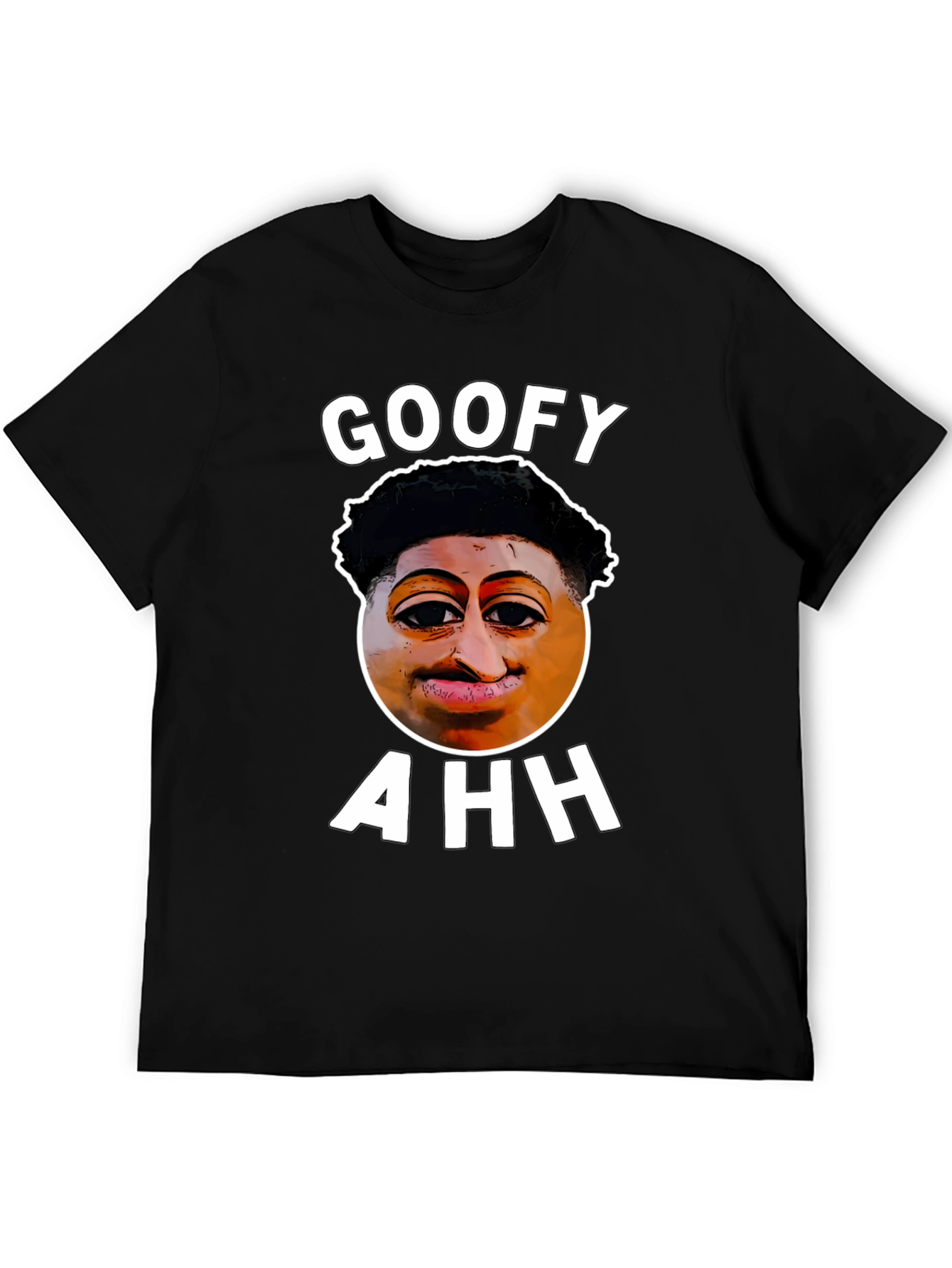 Black Goofy Ahh Graphic T-Shirt view 5
