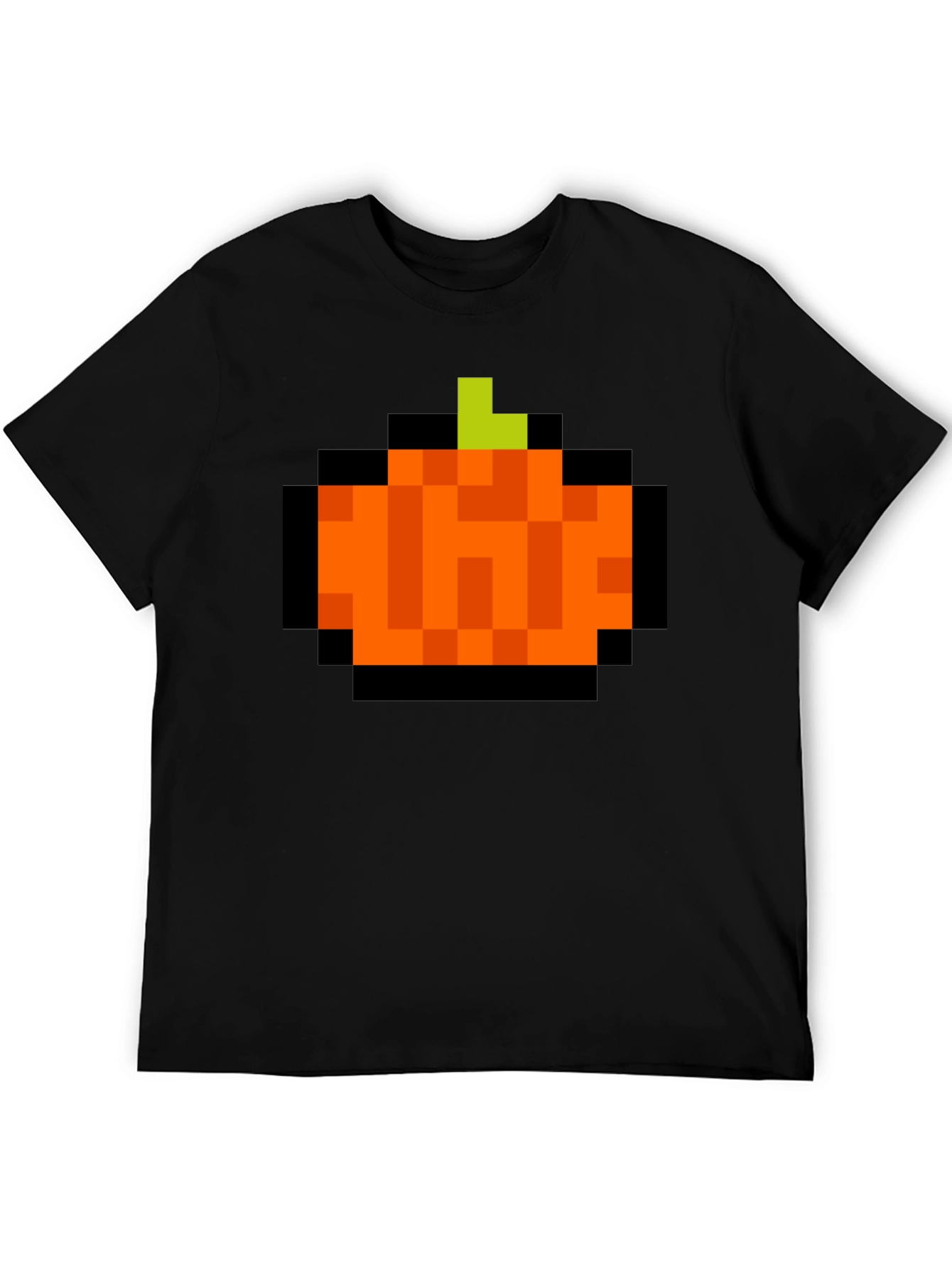 Pixelated Pumpkin T-Shirt - Retro Halloween Tee - 5