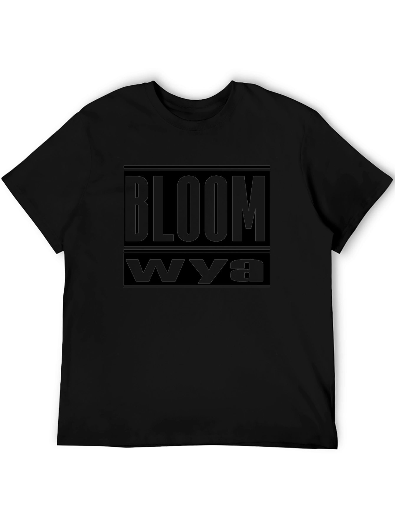Black BLOOM WYA Graphic Tee - Soft Style Unisex T-Shirt view 5