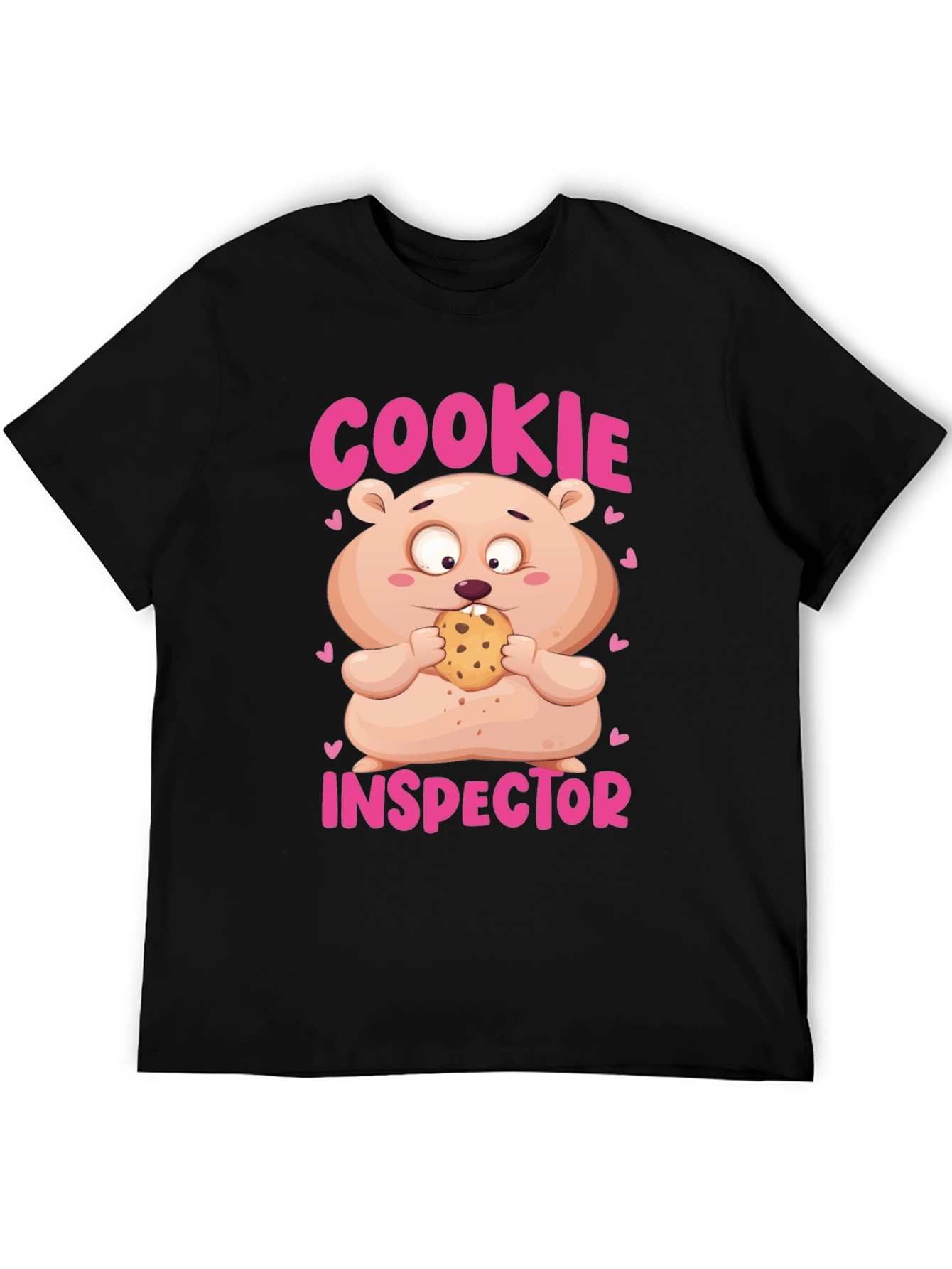Black Cookie Inspector T-Shirt view 5