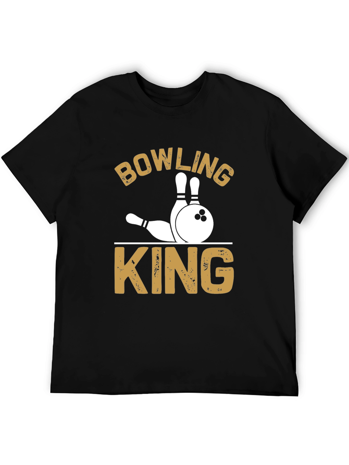 Black Bowling King Graphic Tee - Strike in Style! view 5