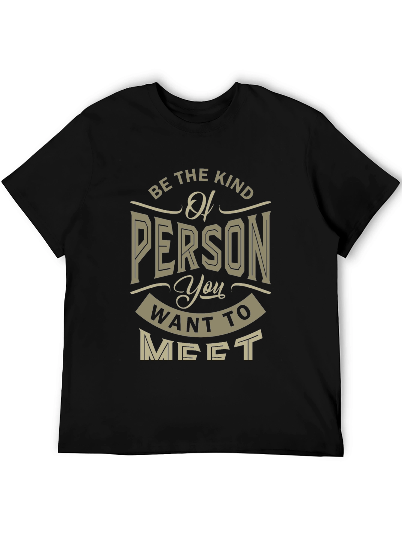 Black Be the Kind of Person T-Shirt view 5