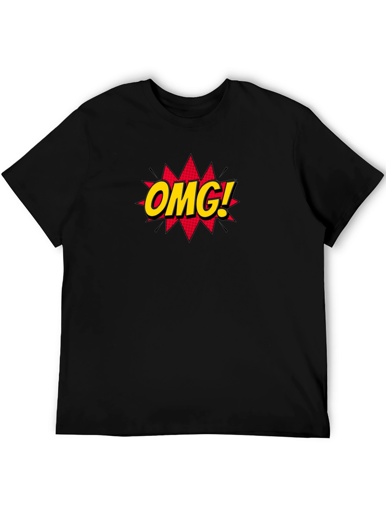 OMG! Graphic Tee - Stylish Black Cotton T-Shirt - 5