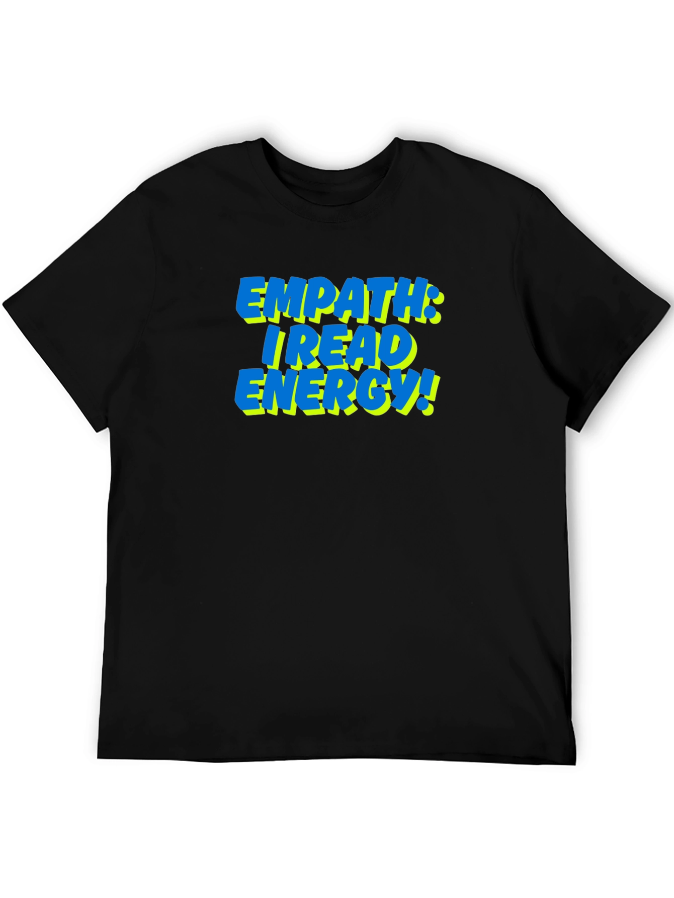 Black Empath Energy Reading T-Shirt view 5